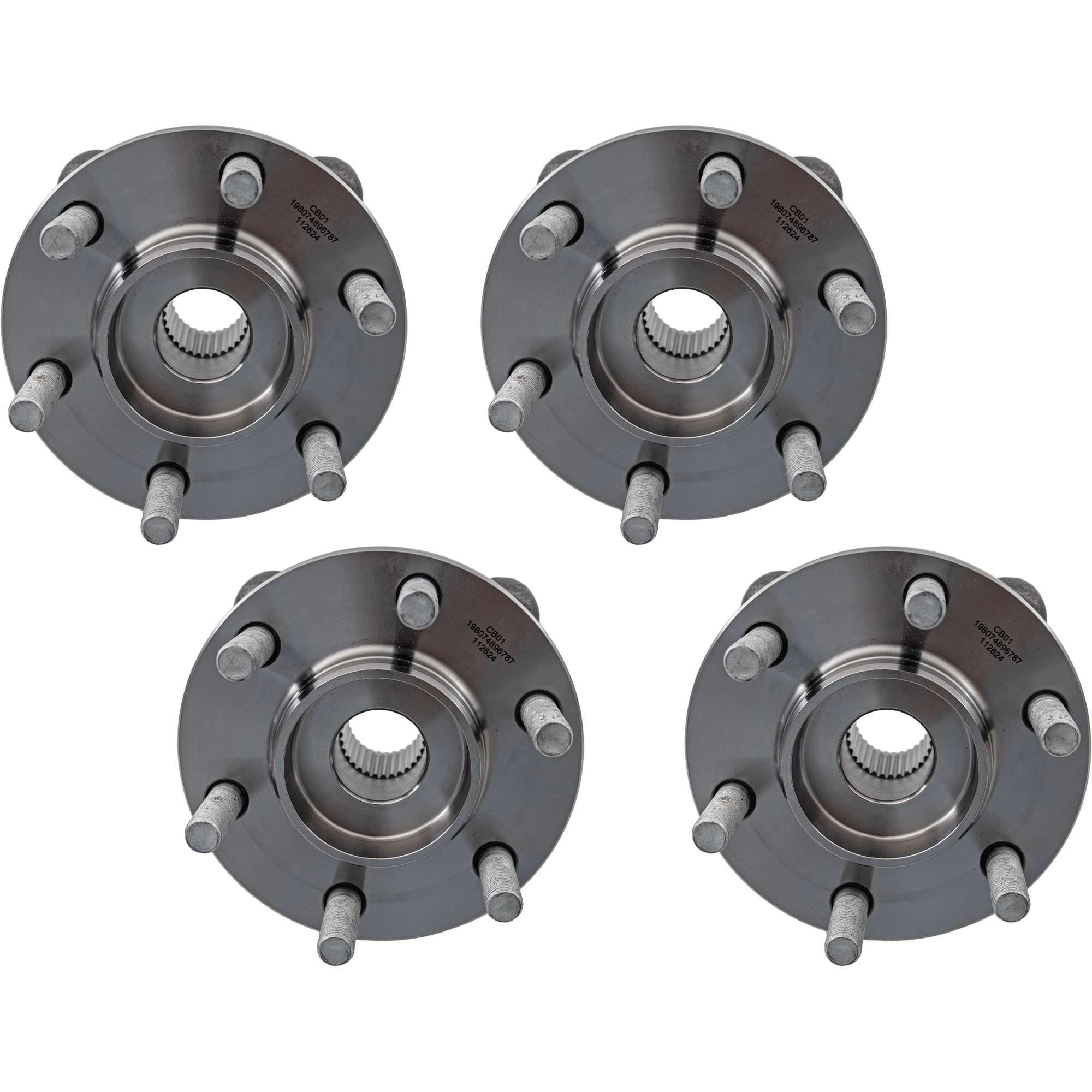 AM DAKOTA 91-96 VIPER 92-17 FRONT AND REAR HUB ASSEMBLY RH AND LH SKU SET JD283721-4 OEM 513109-713109-4340315-4642653