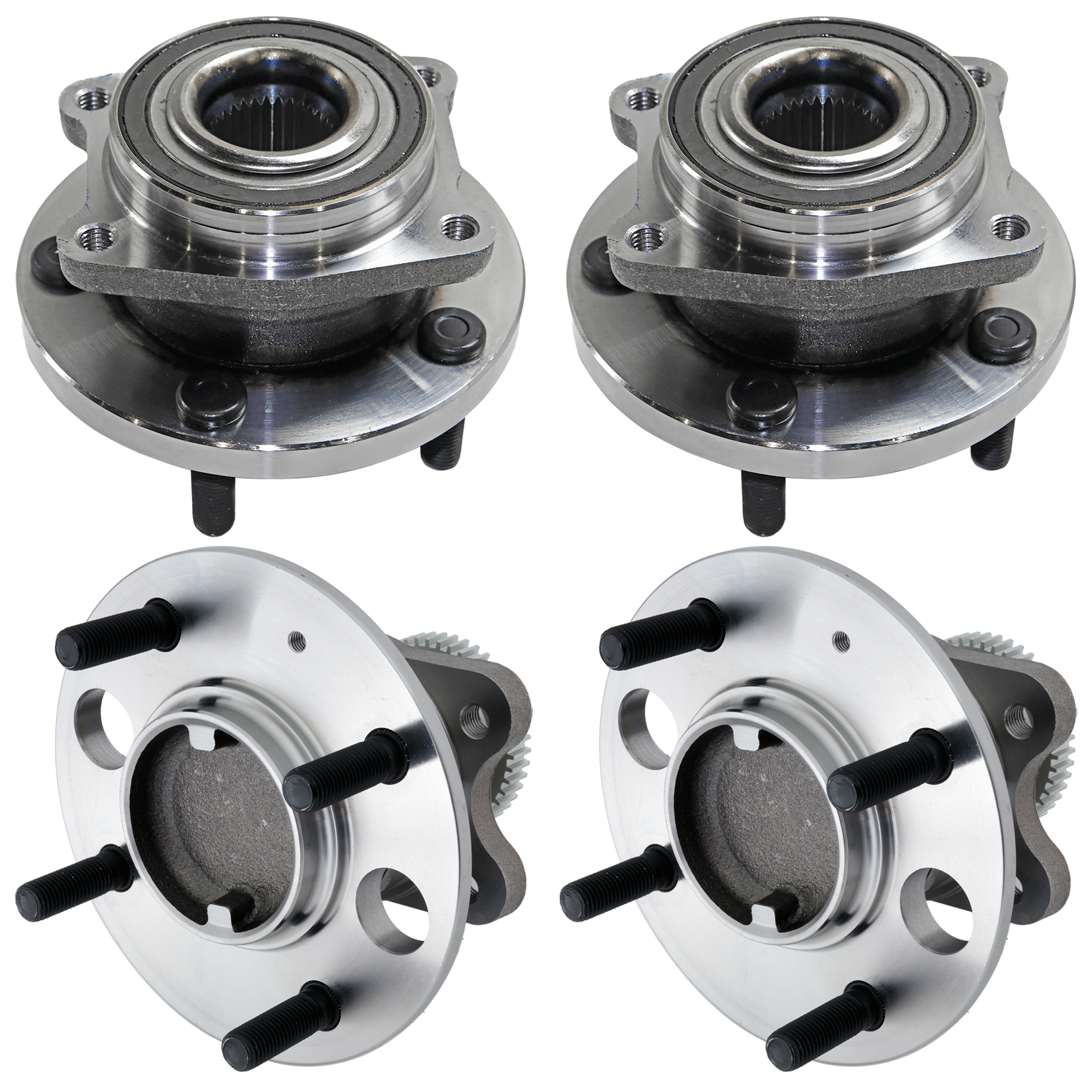 AM AVENGER 08-14 SEBRING 07-10 REAR HUB ASSEMBLY RH AND LH 5 Studs 5 x 4.5 in. Bolt Pattern SKU SET JD283722-4 A OEM 123332-512332-951201-7200358-2