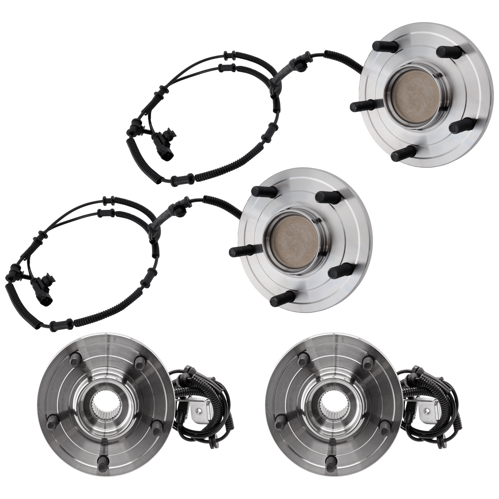 AM C V 12-15 GRAND CARAVAN 12-20 TOWN COUNTRY 12-16 FRONT AND REAR HUB ASSEMBLY RH AND LH SKU SET JD283724-4 A OEM 5154214AA 68184746AE