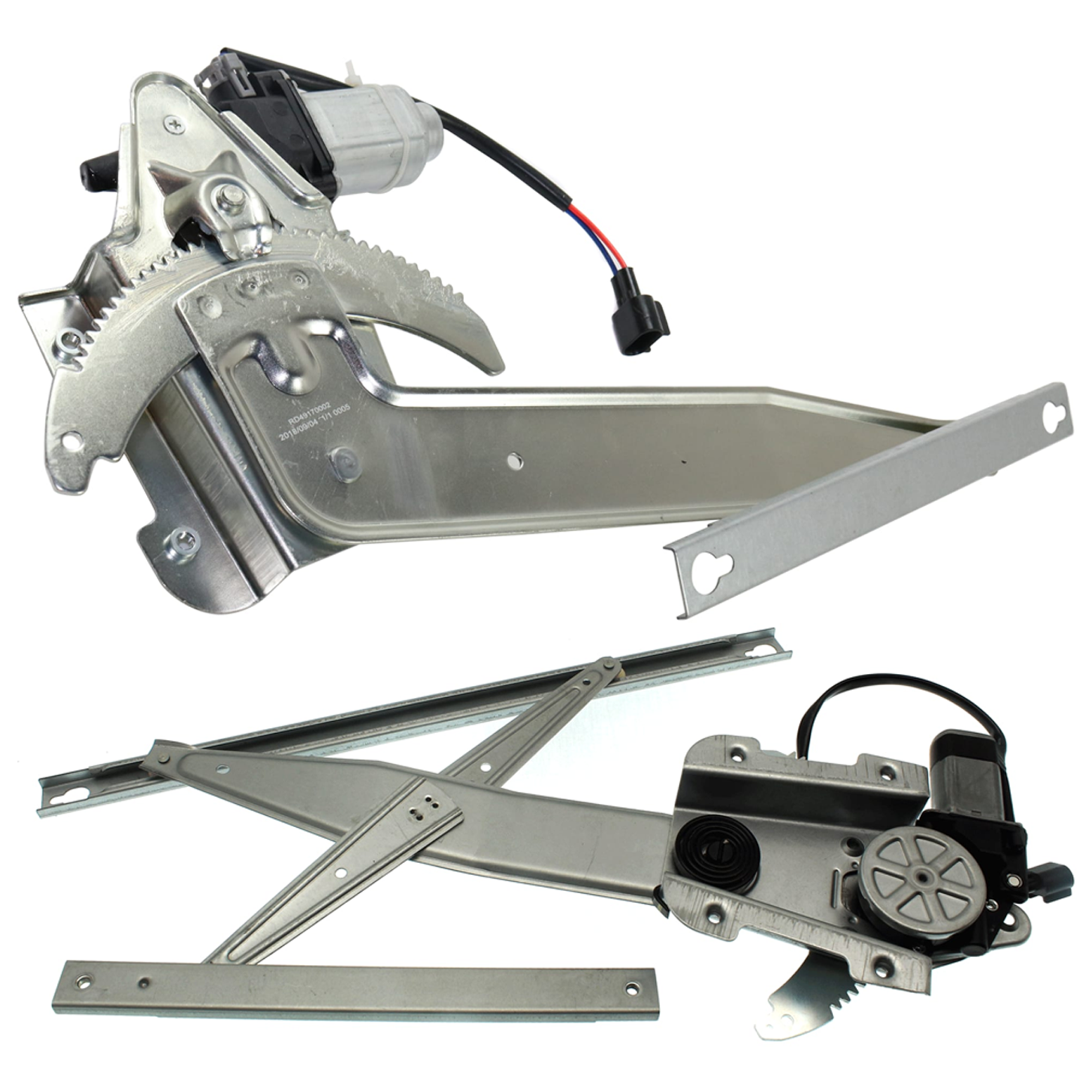 AM DURANGO 04-06 FRONT AND REAR WINDOW REGULATOR LH Power w Motor SKU SET JD462902 Partslink CH1350135 CH1550120 OEM 55362207AC 55362209AC