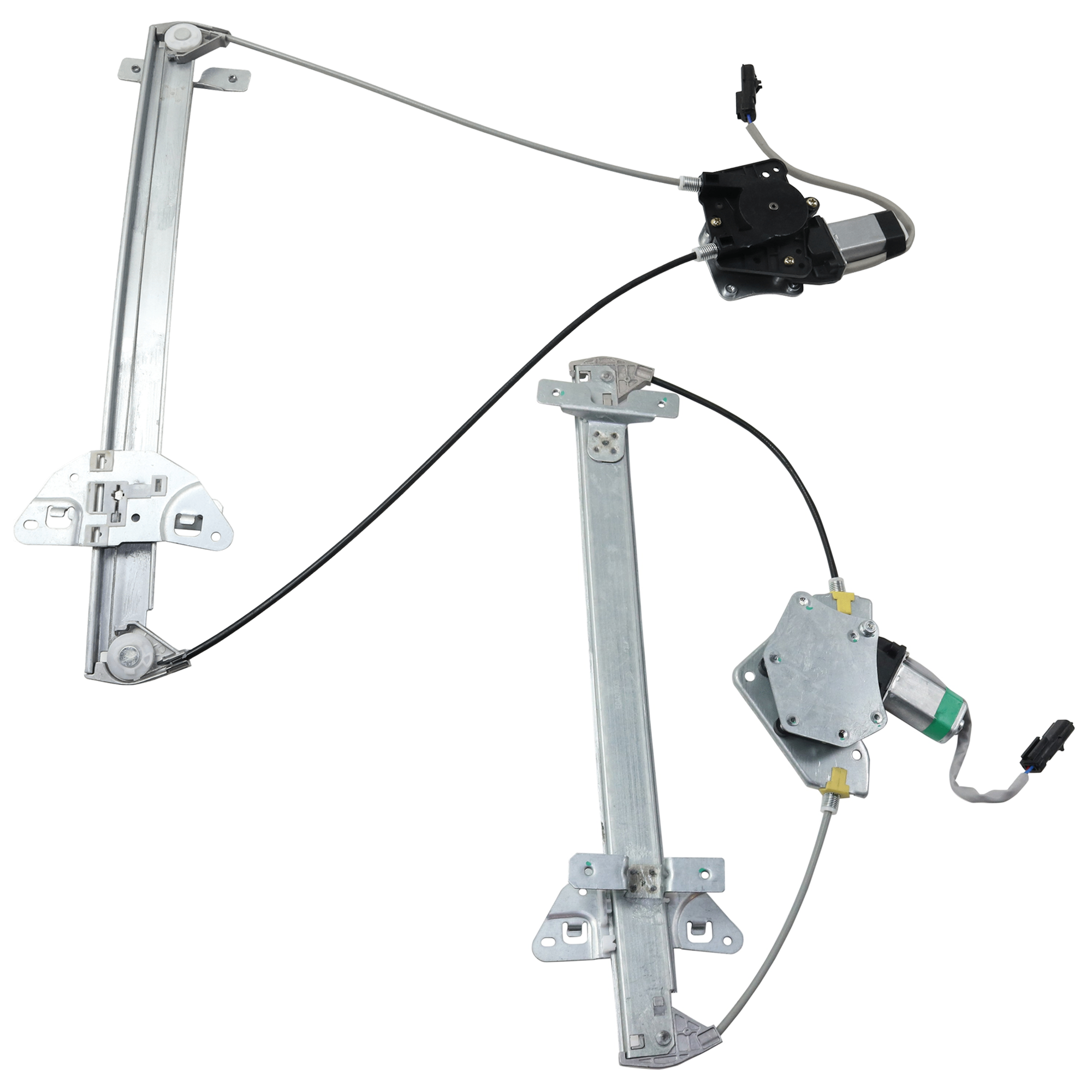 AM DAKOTA 00-04 DURANGO 01-03 FRONT AND REAR WINDOW REGULATOR RH Power w Motor Dakota Model Quad Cab SKU SET JD462903-2R Partslink CH1351131 CH1551104 OEM 55256418AN 55256494AF