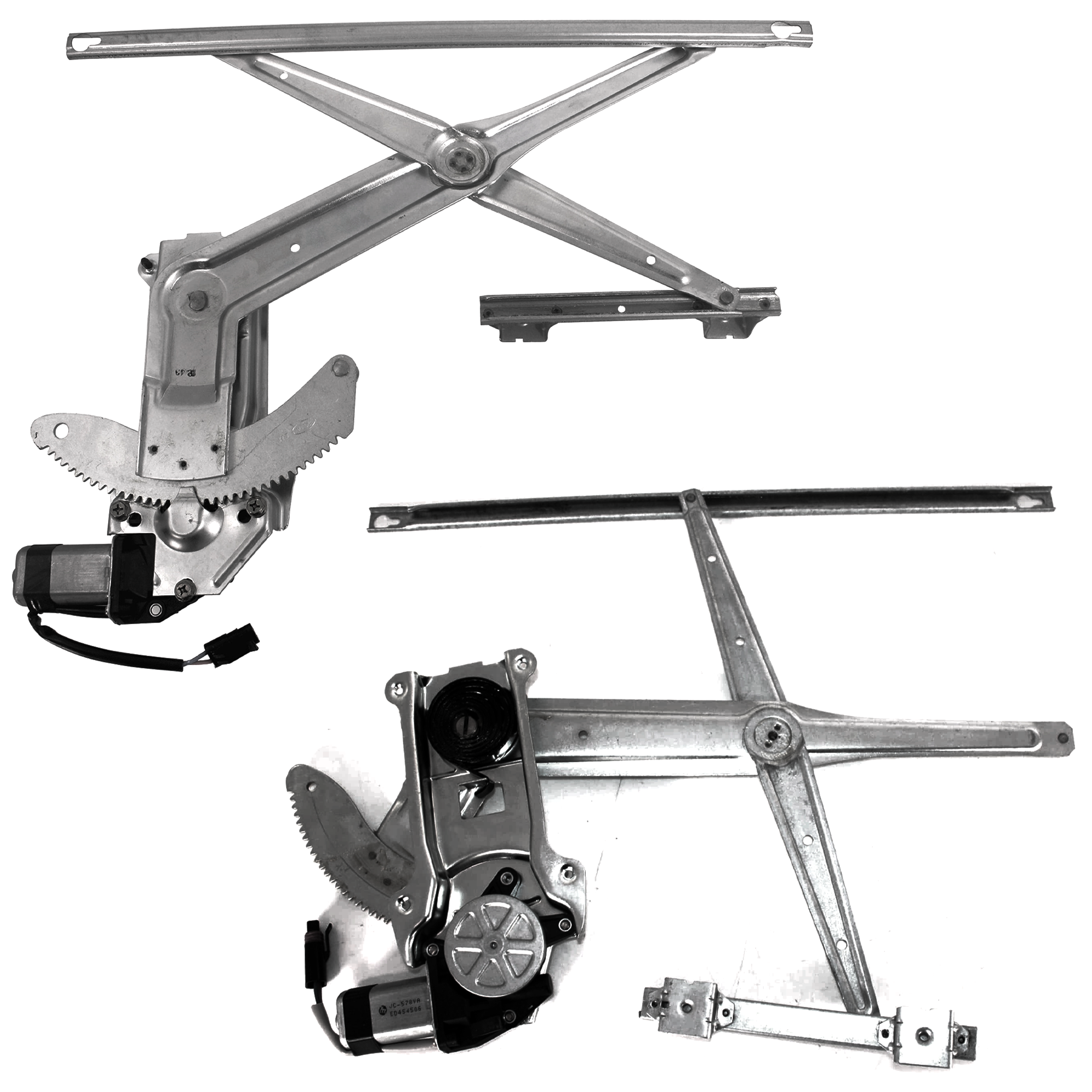 AM RAM FULL SIZE P U 94-02 FRONT WINDOW REGULATOR RH AND LH Set of 2 Power w Motor SKU SET JD462905 Partslink CH1350103 CH1351103 OEM 55154924-55154925
