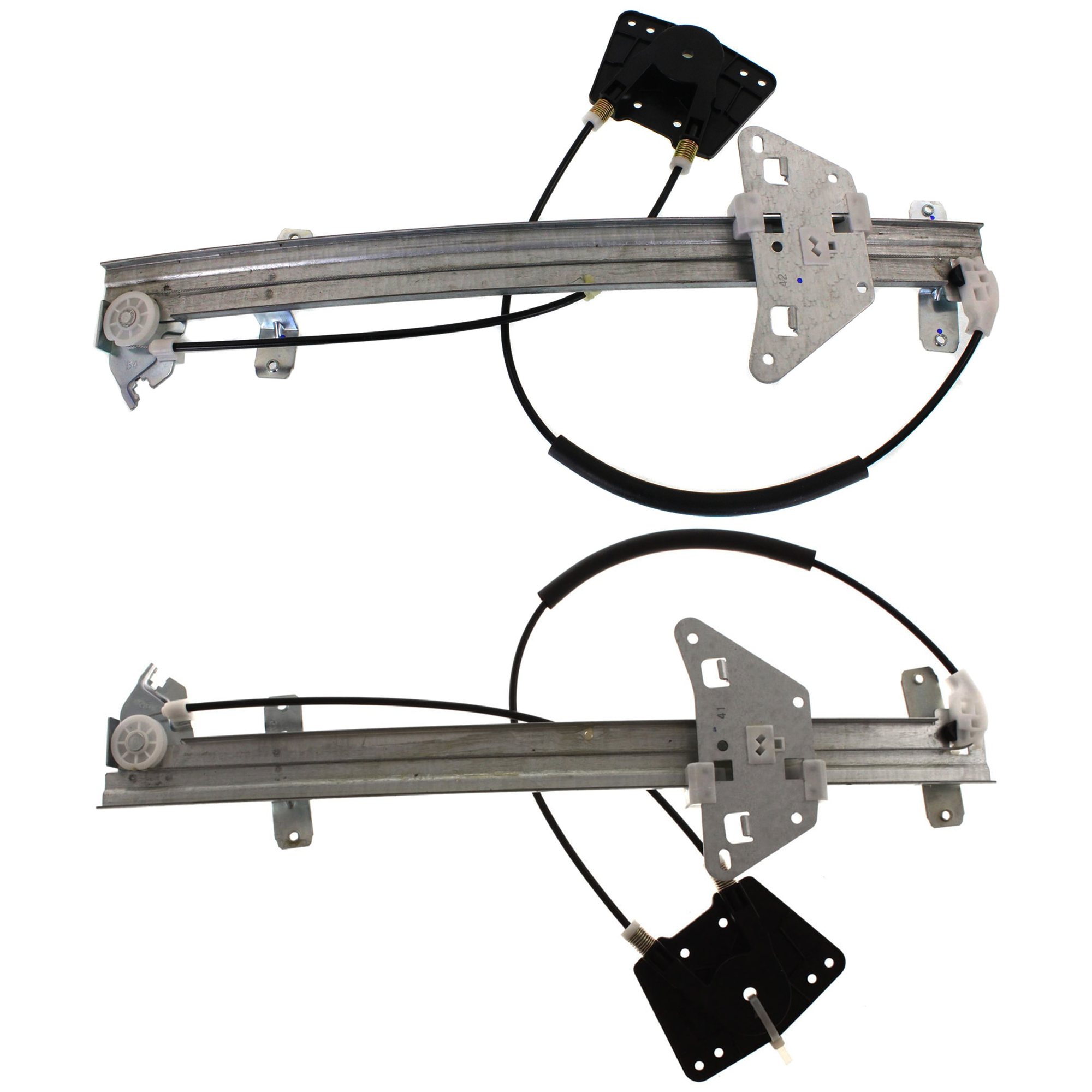 AM DAKOTA 00-04 DURANGO 01-03 FRONT WINDOW REGULATOR RH AND LH Power w o Motor SKU SET JD462909 Partslink CH1351175 OEM 55256418AN PFM 55256419AN PFM