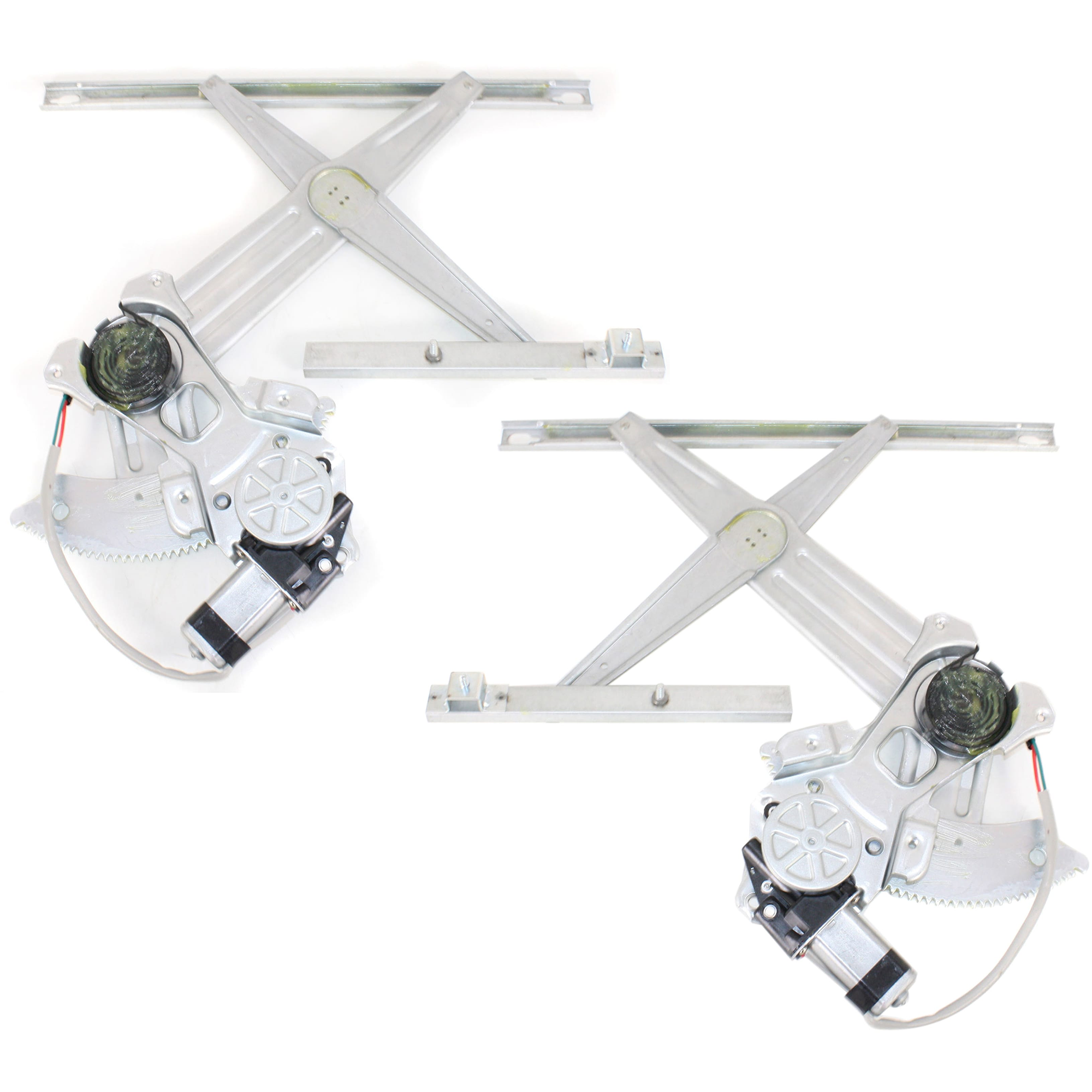 AM RAM FULL SIZE P U 02-10 FRONT WINDOW REGULATOR RH AND LH Set of 2 Power w Motor SKU SET JD462917 Partslink CH1350134 CH1351134 OEM 55275598AC 55275599AC