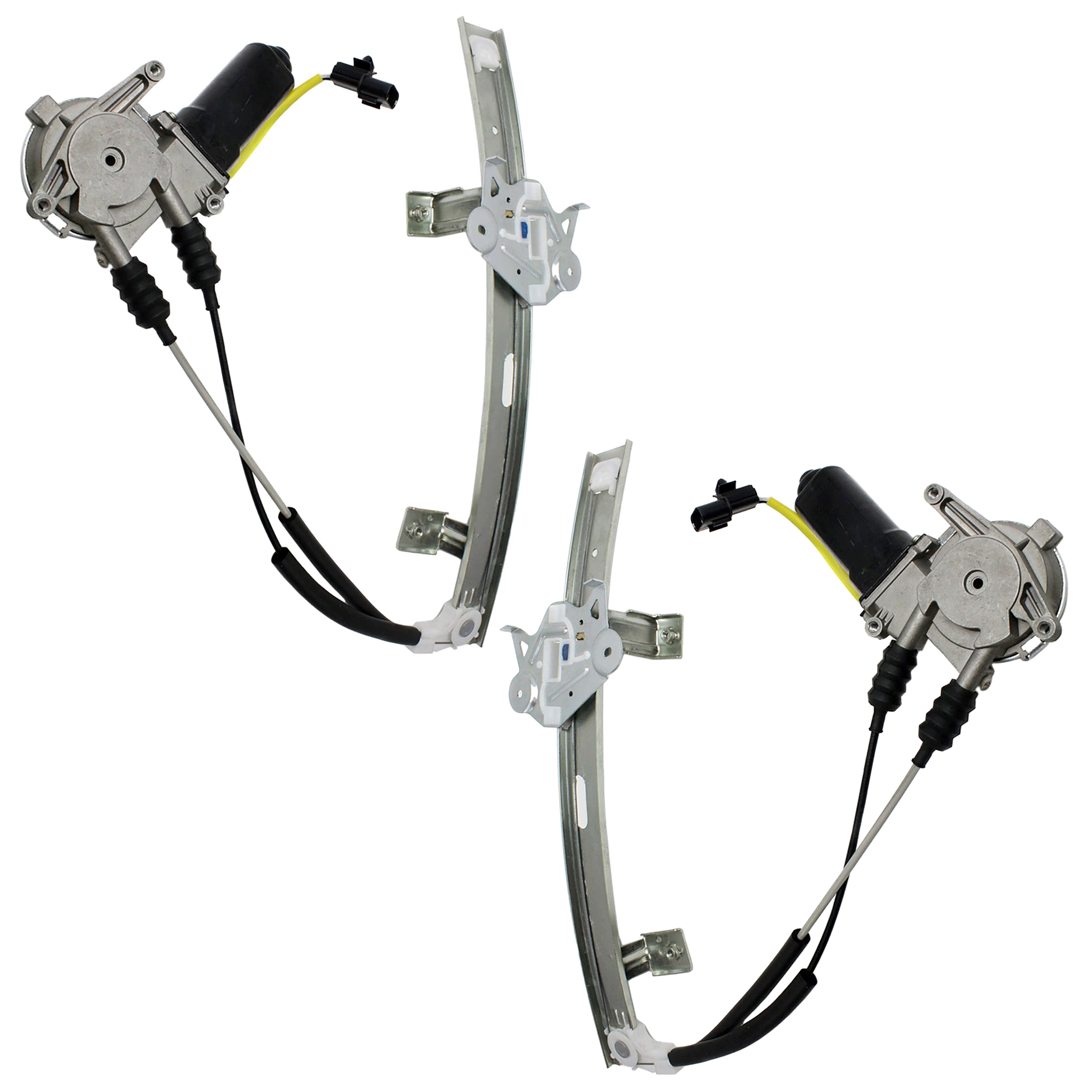 AM 3000GT STEALTH 91-96 FRONT WINDOW REGULATOR RH AND LH Power With Motor SKU SET JD462921 OEM MB641281 MB641282