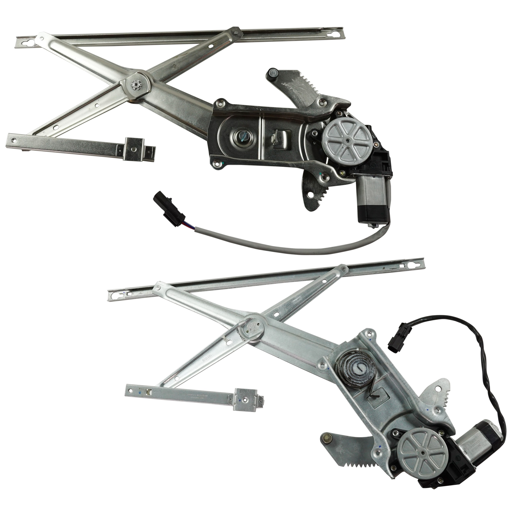 AM DAKOTA 97-04 FRONT WINDOW REGULATOR RH AND LH Power w Motor SKU SET JD462927 Partslink CH1350123 CH1351123 OEM 55255618AC 55255619AC