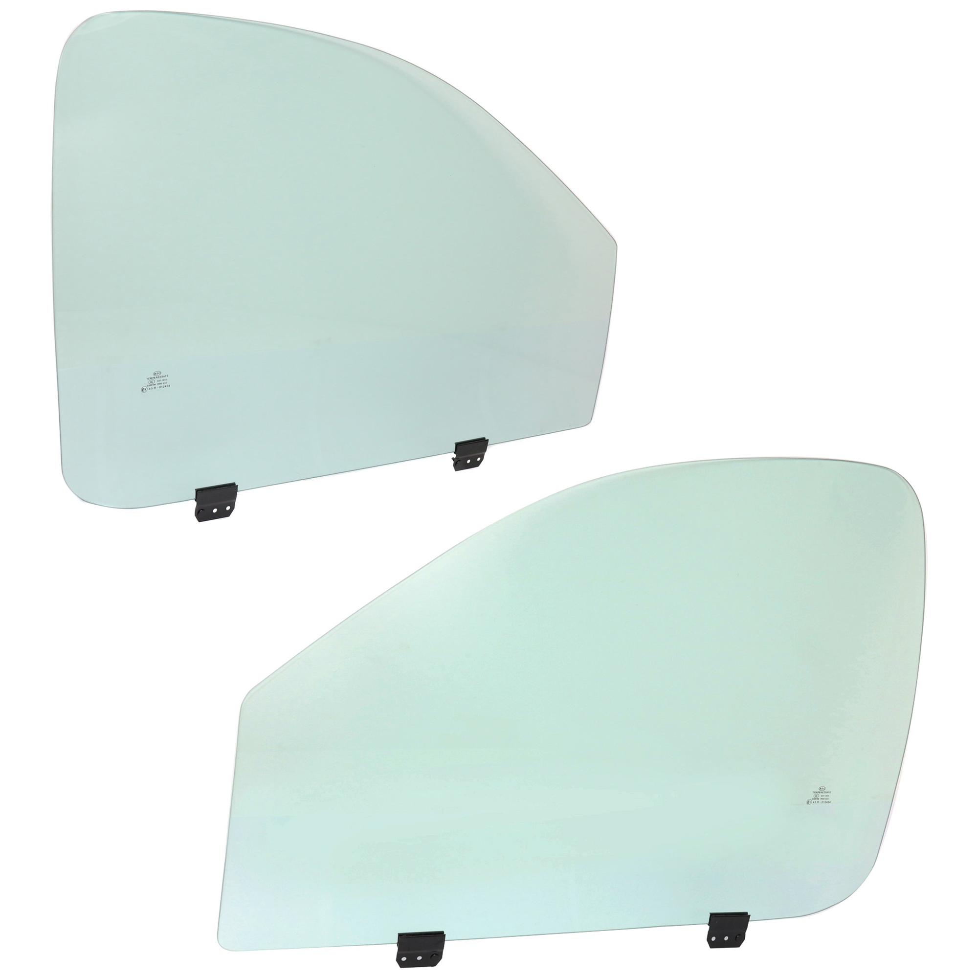 AM DODGE FULL SIZE P U 02-10 FRONT DOOR GLASS RH AND LH Green Tint 2 Door SKU SET JD480111 OEM 55276600AE DD10071GTYN 5527660