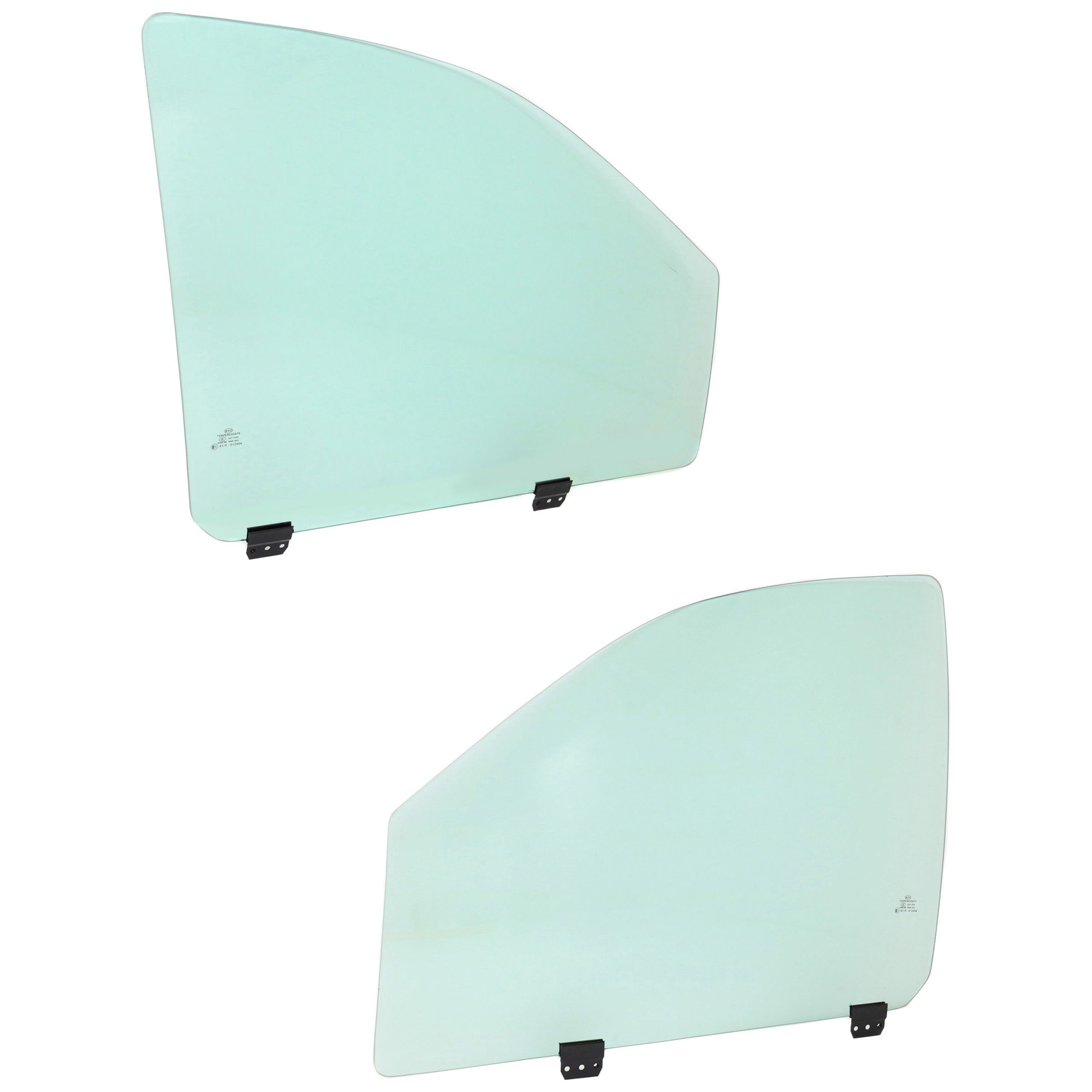 AM DODGE FULL SIZE P U 02-10 FRONT DOOR GLASS RH and LH Clear 4 Door SKU SET JD480117 OEM 55372812AB DD10073GTYN 5537281