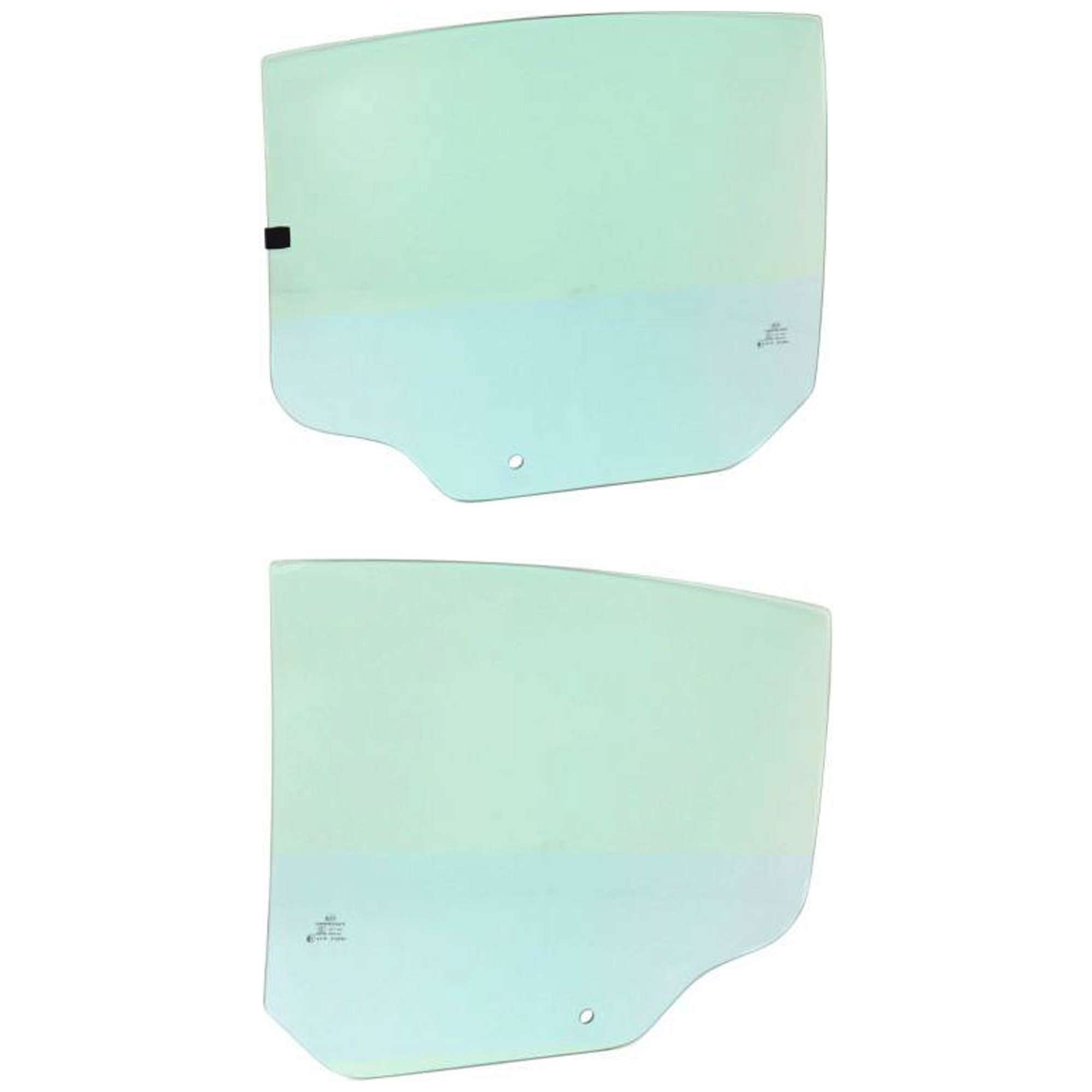 AM CHARGER 11-22 REAR DOOR GLASS RH AND LH Green Tint 4 Door SKU SET JD481301 OEM 55113552AB DD11927GTNN 5511355