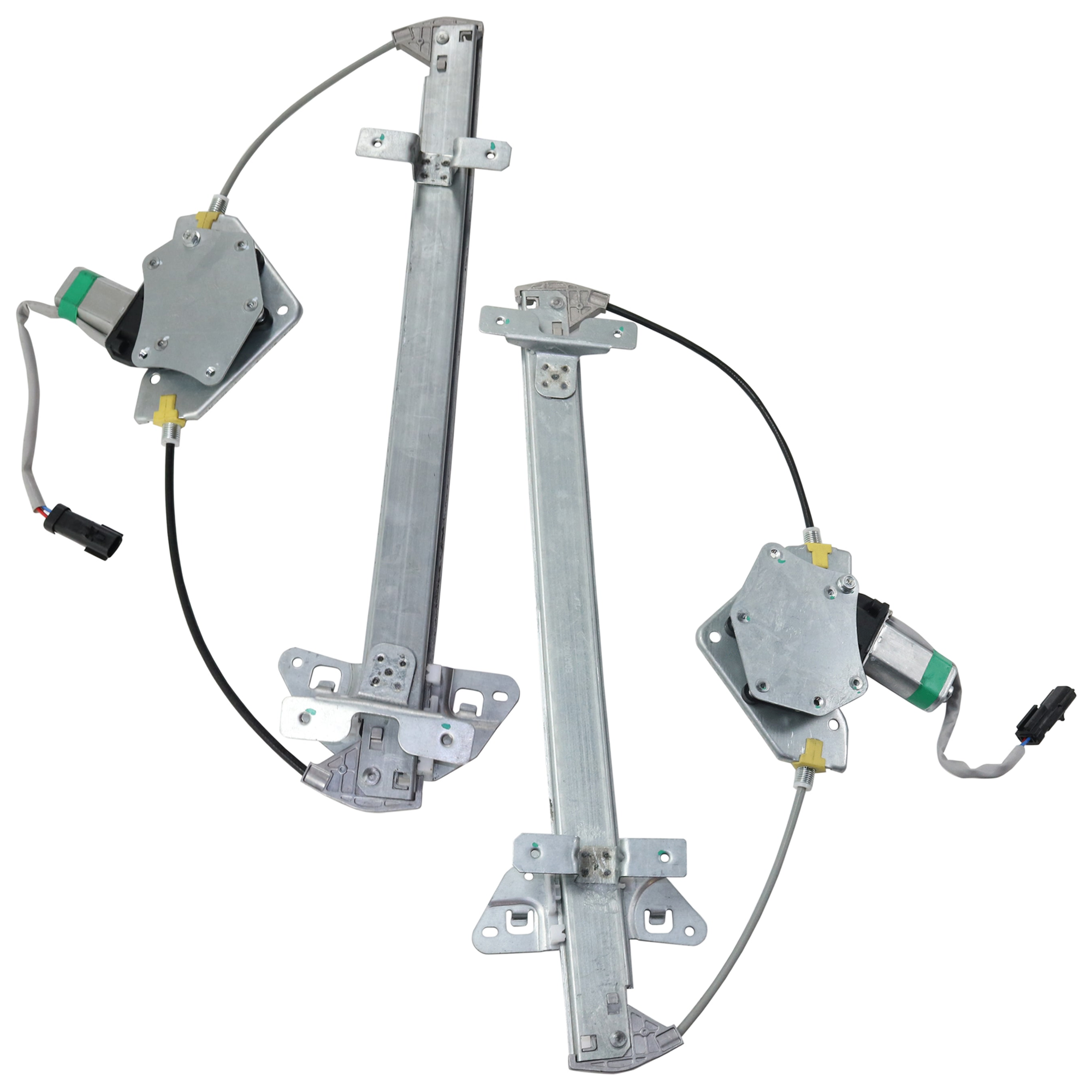 AM DAKOTA 00-04 DURANGO 01-03 REAR WINDOW REGULATOR RH AND LH Power w Motor Dakota Model Quad Cab SKU SET JD491703 Partslink CH1550104 CH1551104 OEM 55256494AF 55256495AF