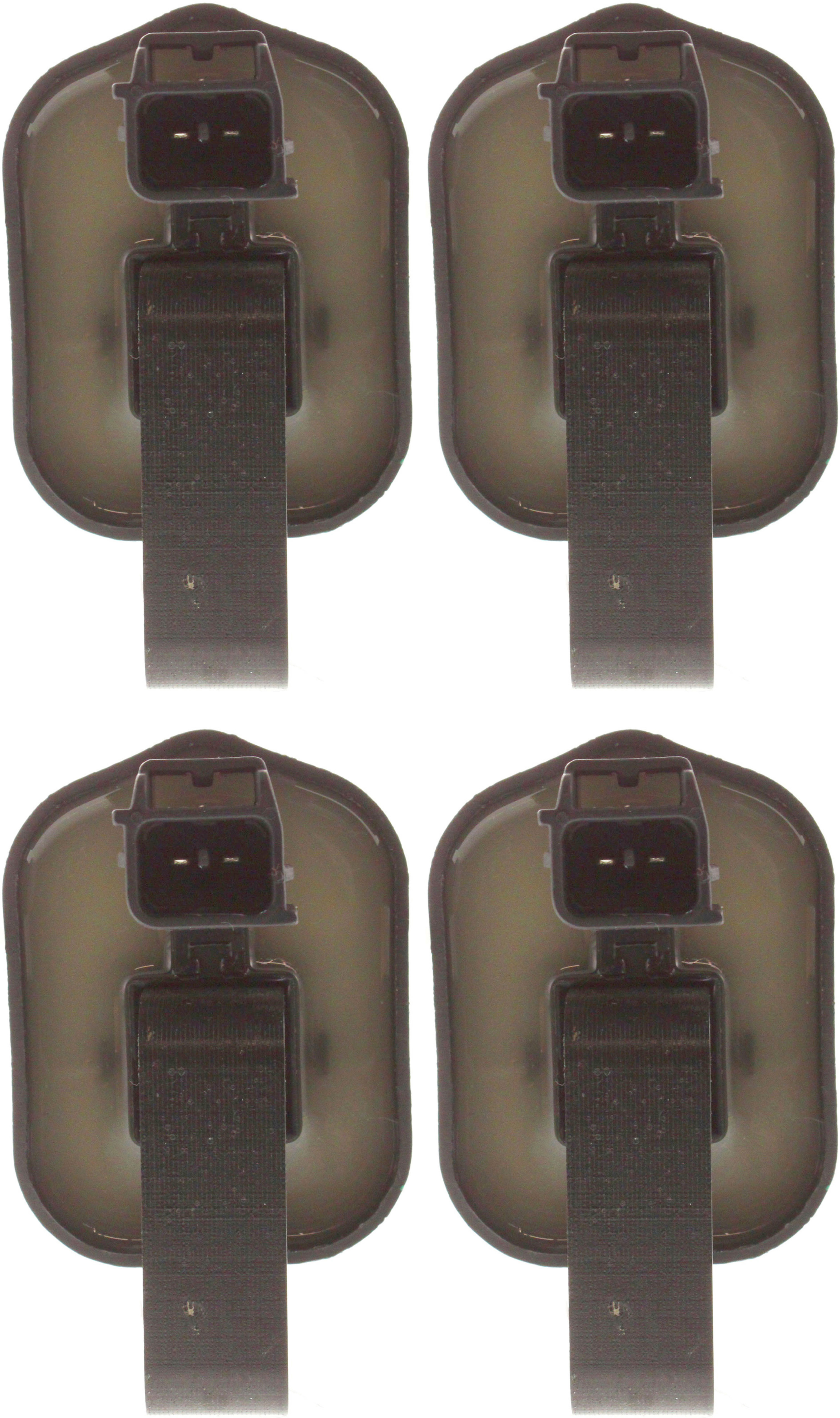 AM DAKOTA 98-03 IGNITION COIL Set of 4-12 Volts Blade Type 2 Prong Male Terminal C Core Style SKU SET JD504602-4