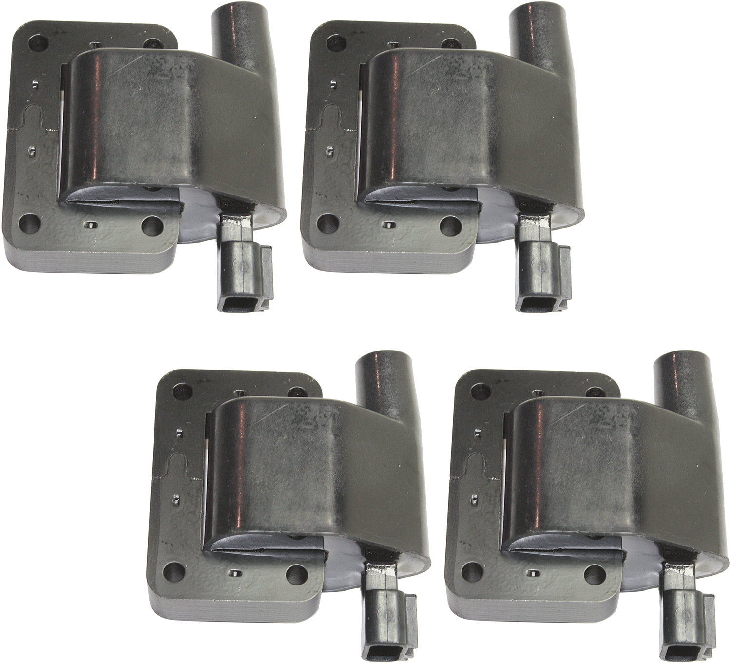 AM CHARADE 89-92 SWIFT 92-97 FIREFLY 94-00 IGNITION COIL 2 Male Terminals Blade Plug Type External Mounting Location Set of 4 SKU SET JD504613-4