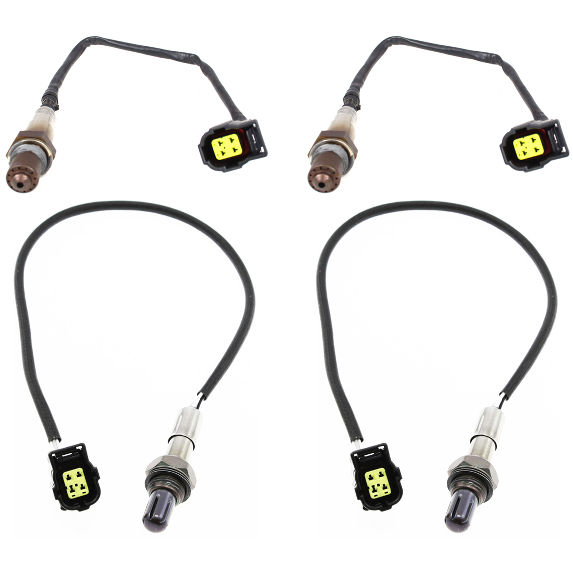 AM GRAND CARAVAN 05-10 OXYGEN SENSOR 4 Wire Heated Before and After Catalytic Converter Threaded in type Set of 4 SKU SET JD960905-4