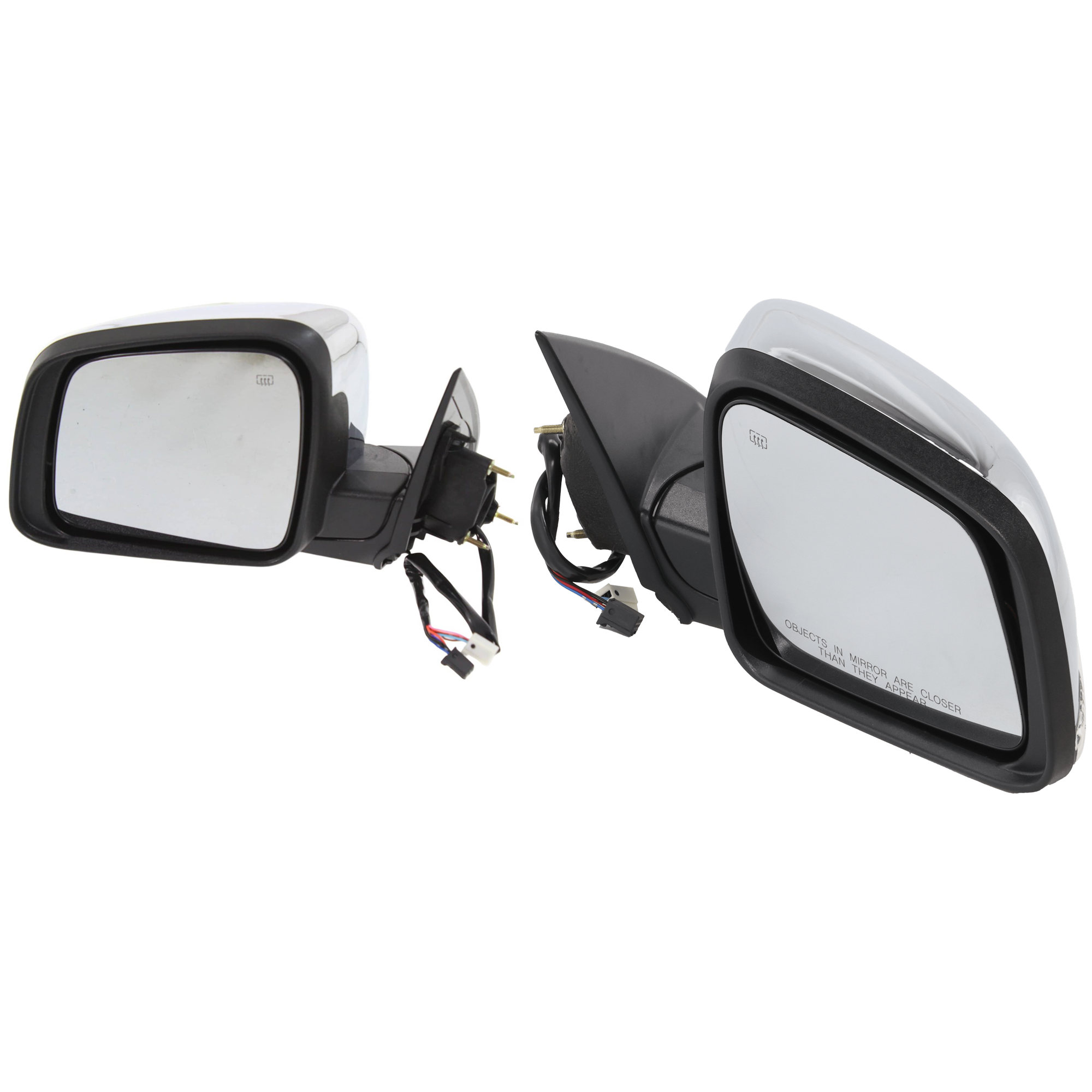 AM DURANGO 11-22 MIRROR RH AND LH Power Manual Folding Heated Chrome w Memory and Signal Light No Auto dimming and BSD SKU SET JDG06CR S Partslink CH1320377 CH1321377 OEM 68237572AF 68237573AD 68237573