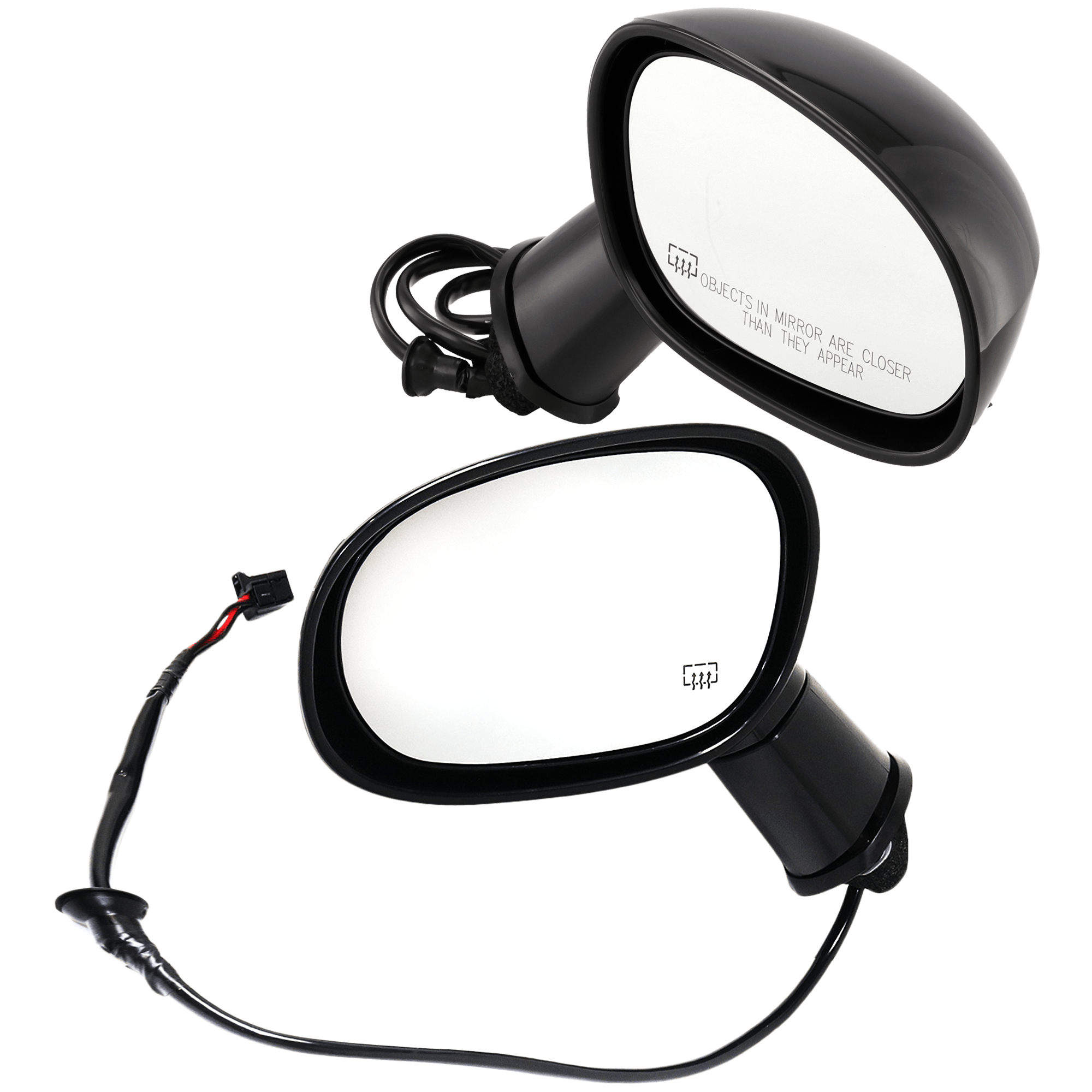 AM CHALLENGER 15-19 MIRROR RH AND LH Power Manual Folding Heated Paintable No BSD SKU SET JDG109ER Partslink CH1320396 CH1321396 OEM 5PE54DX8AD 5PE55DX8AD