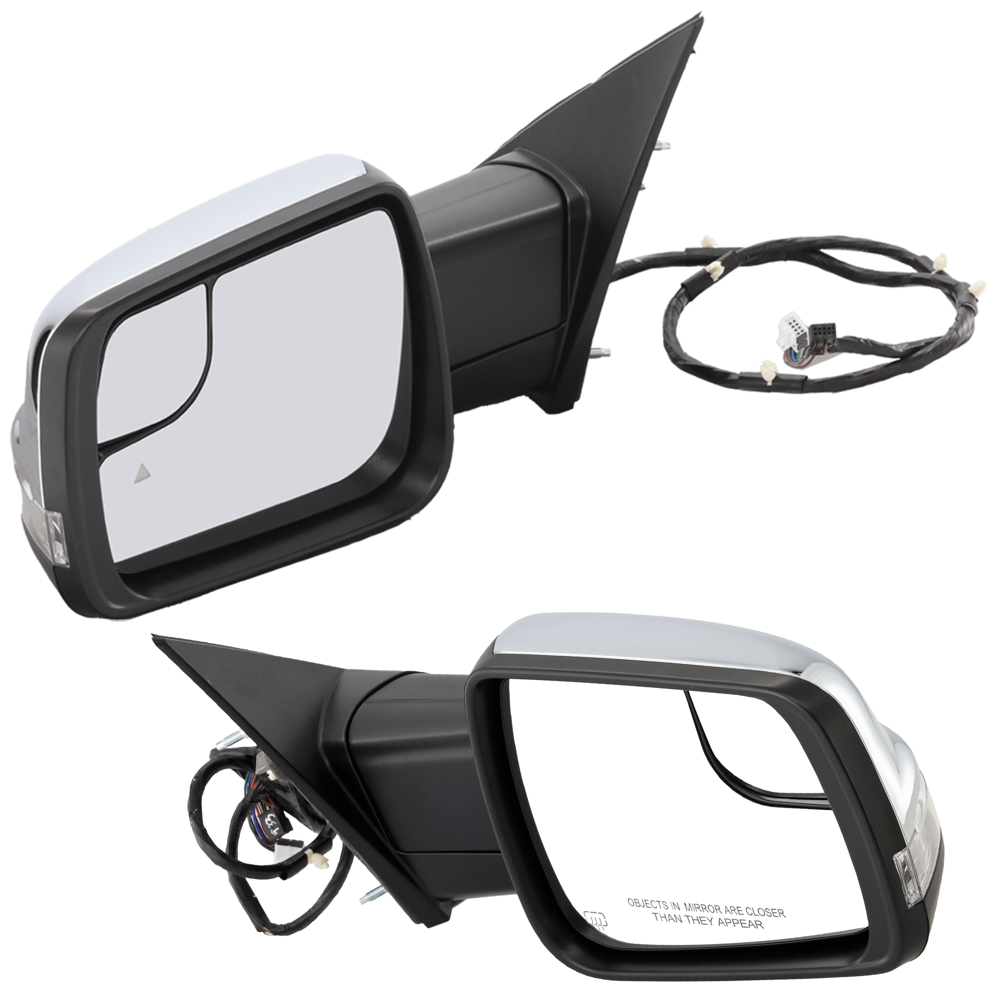 AM Mirror SKU SET JDG162CR S G Partslink CH1320475 CH1321474 OEM 68276504AH PFM 68462777AB