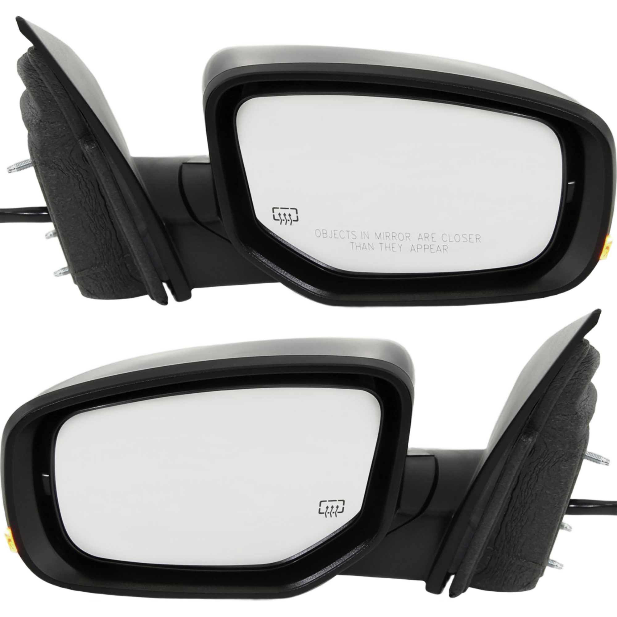 AM DART 13-15 MIRROR RH AND LH Power Manual Folding Heated Paintable w Puddle and Signal Lights SKU SET JDG19ER S Partslink CH1320364 CH1321364 OEM 1TA121X8AI 1TA131X8AI