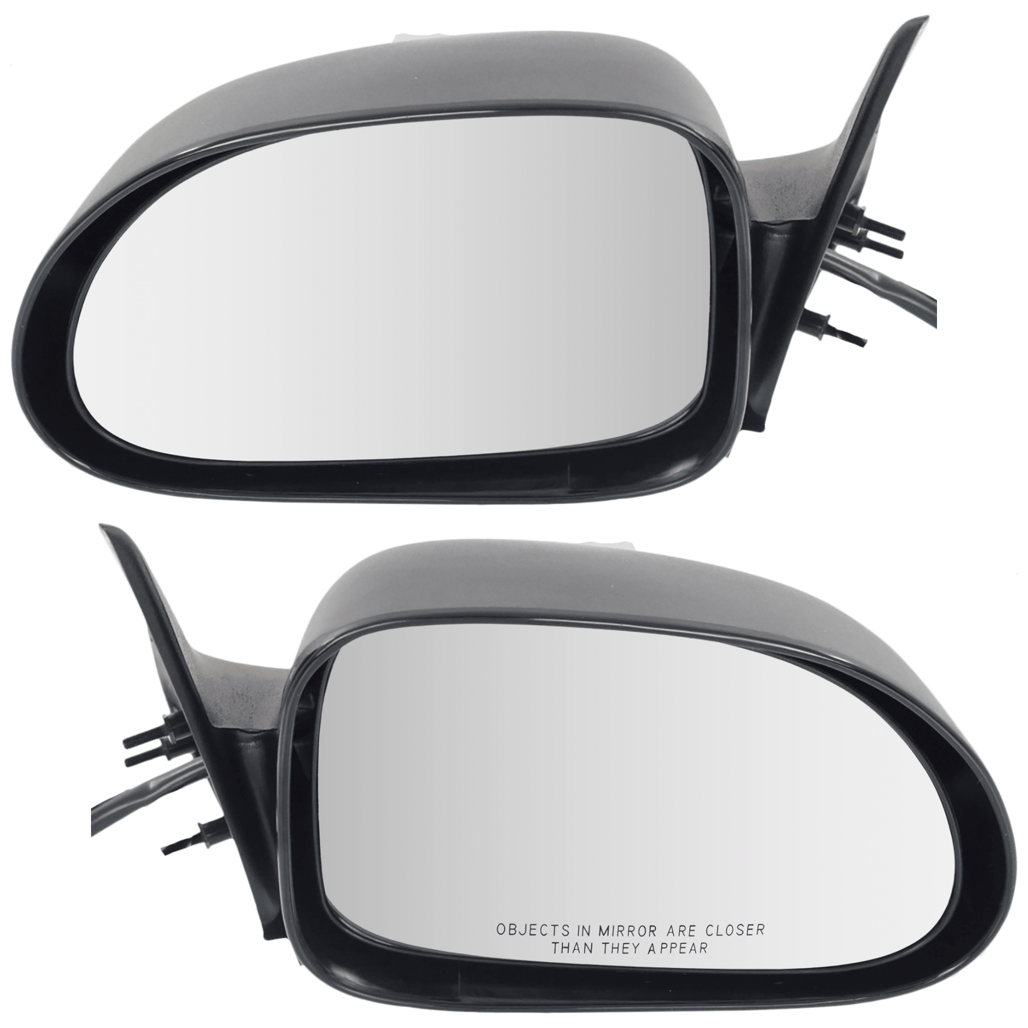 AM DAKOTA 97-00 MIRROR RH AND LH Power Non Folding Non Heated Textured 5 x 7 in. SKU SET JDG22ER Partslink CH1320157 CH1321157 OEM 55154842AB 55154843AB