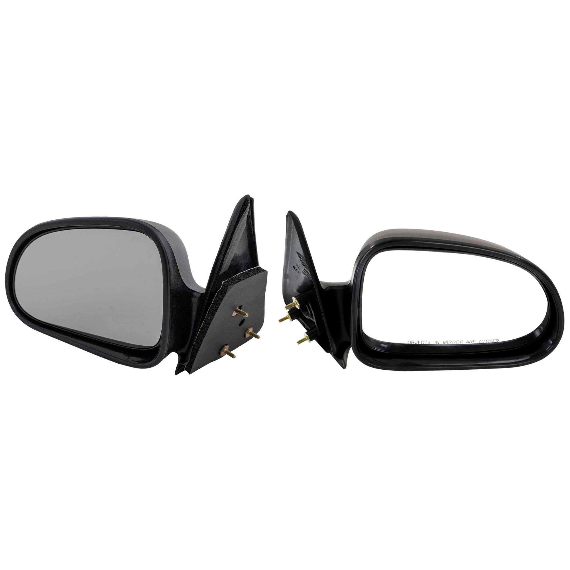 AM DAKOTA 97-04 MIRROR RH AND LH Manual Adjust Non Folding Non Heated Textured 5 x 7 in. SKU SET JDG22R Partslink CH1320174 CH1321174 OEM 55154846AB 55154847AD
