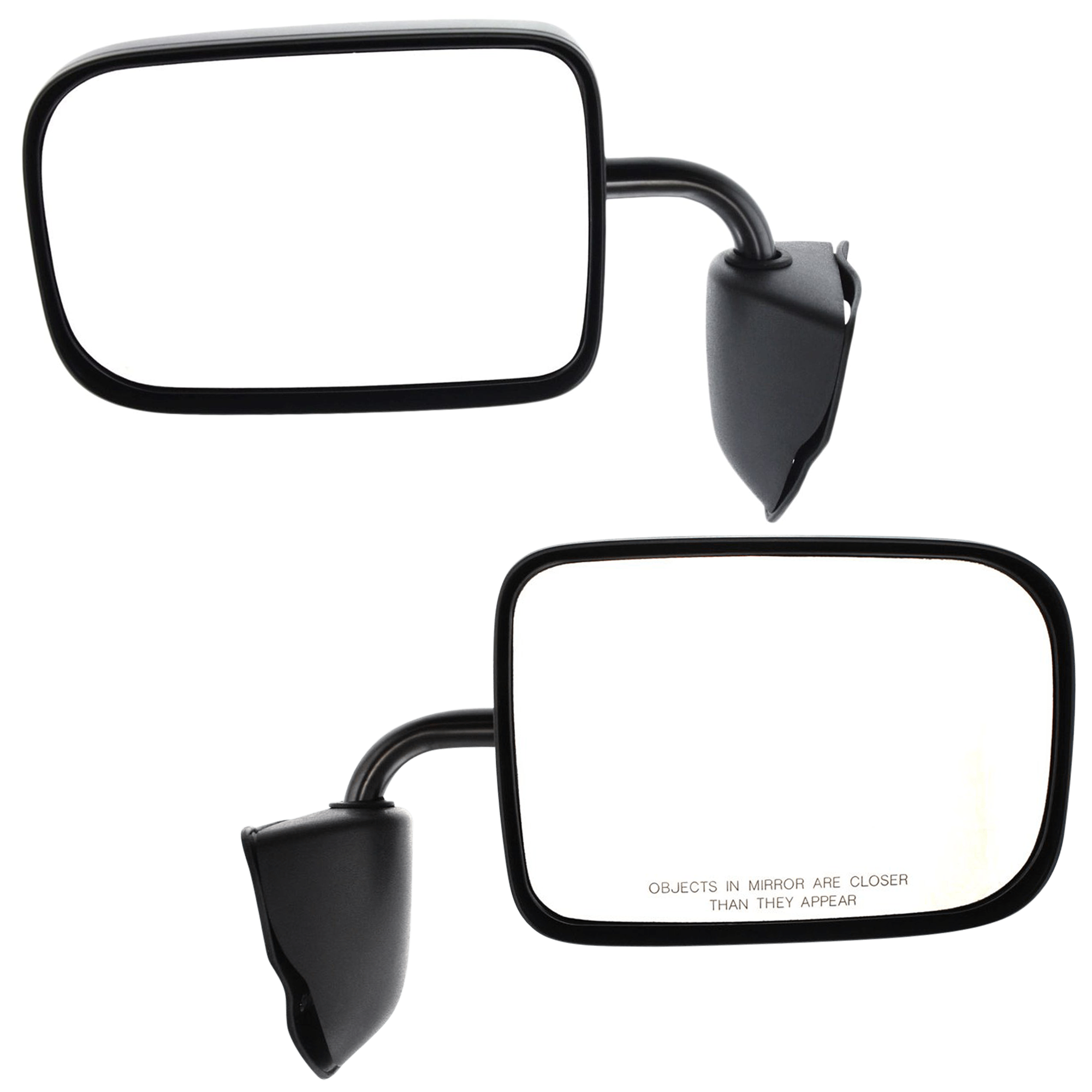 AM DODGE FULL SIZE VAN 94-97 MIRROR RH AND LH Non Towing Manual Adjust Manual Folding Non Heated Paintable Low Mount 6 x 9 in. SKU SET JDG26R Partslink CH1320172 CH1321172 OEM 55154968-55154969
