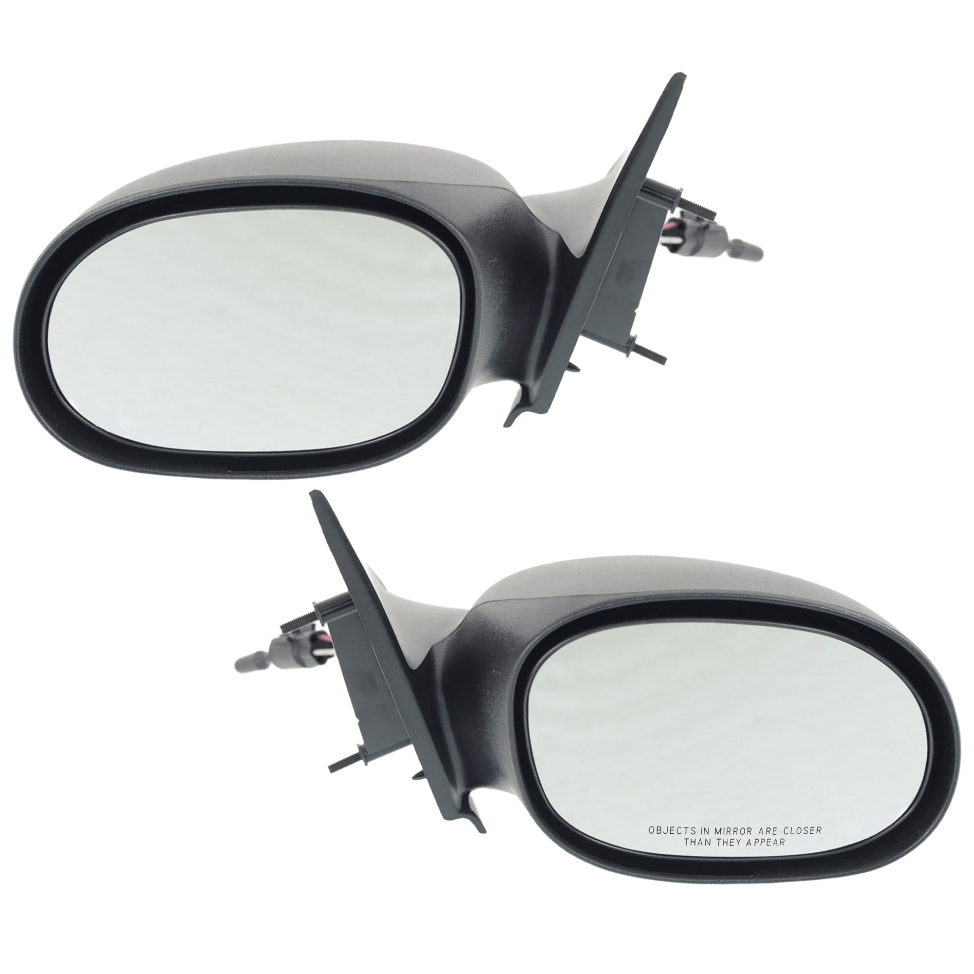 AM NEON 00-05 MIRROR RH AND LH Manual Adjust Non Folding Non Heated Paintable SKU SET JDG36R Partslink CH1320158 CH1321158 OEM 4783560AG 4783560AN 4783561AG