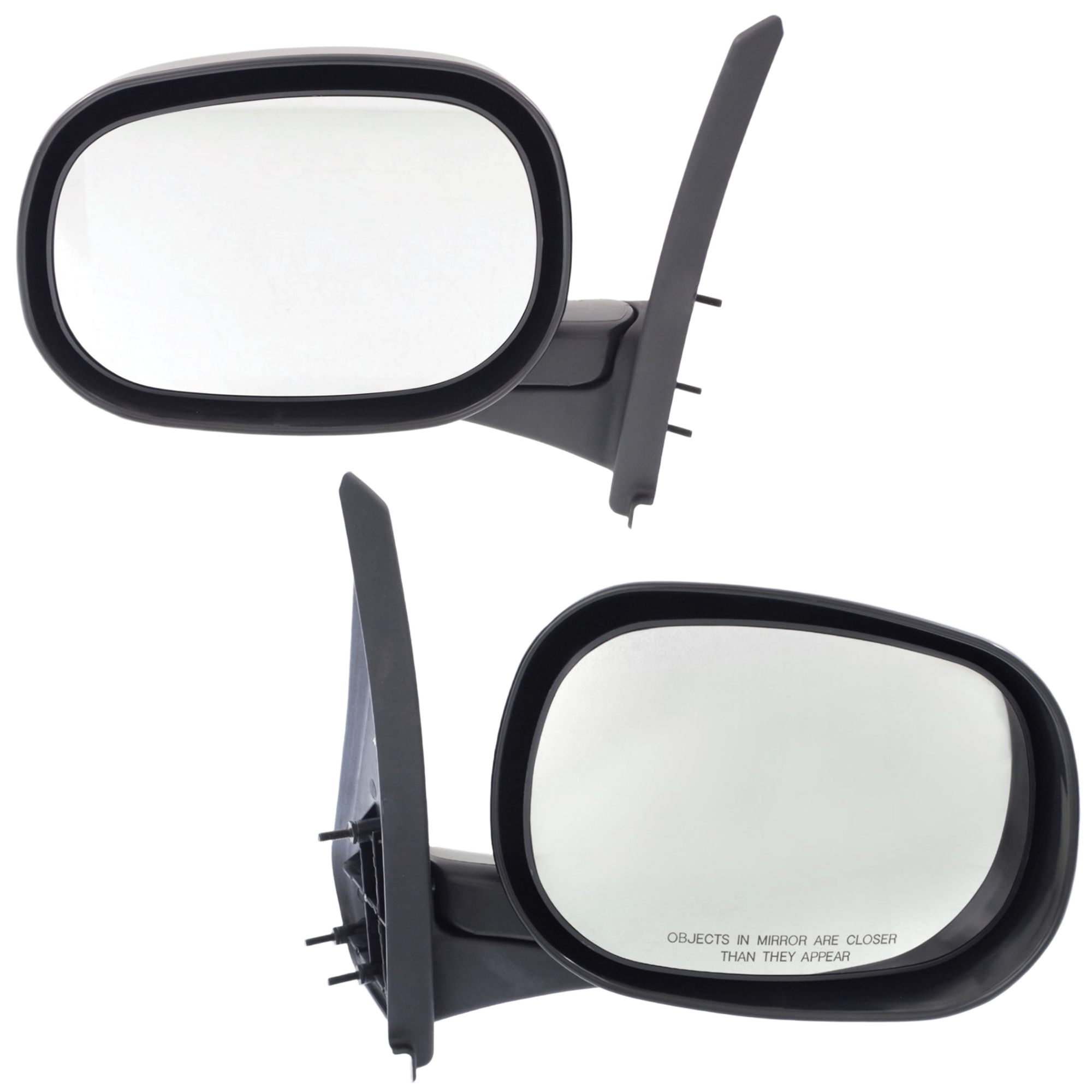 AM DODGE FULL SIZE VAN 98-03 MIRROR RH AND LH Non Towing Manual Adjust Manual Folding Non Heated Textured SKU SET JDG40R Partslink CH1320196 CH1321196 OEM 55346946AF 55346947AF