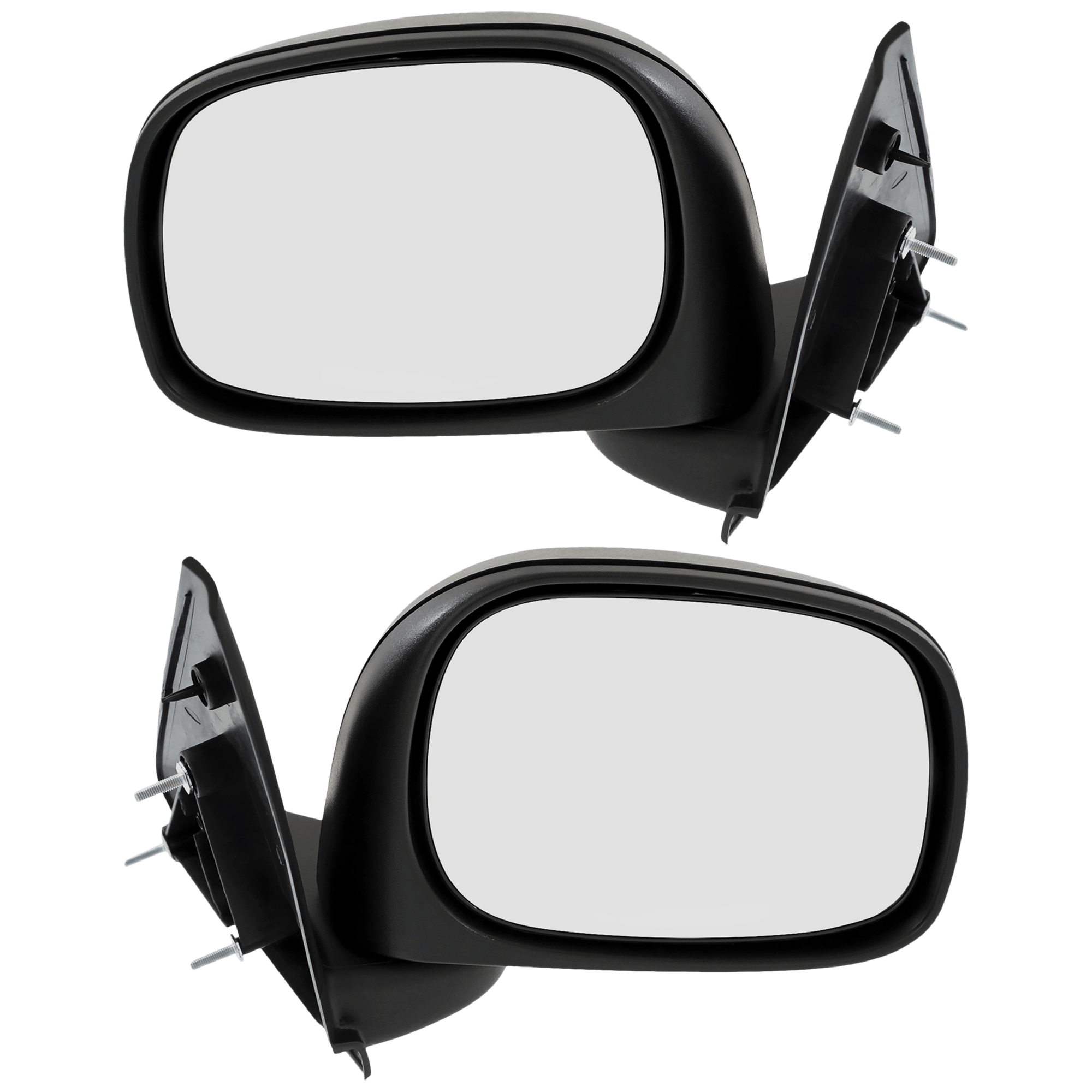 AM RAM 1500 P U 1500-02-08 RAM 2500-3500 P U 03-09 MIRROR RH AND LH Non Towing Manual Adjust Manual Folding Non Heated Textured ST Model SKU SET JDG42R Partslink CH1320202 CH1321202 OEM 55077438AJ 55077439AJ