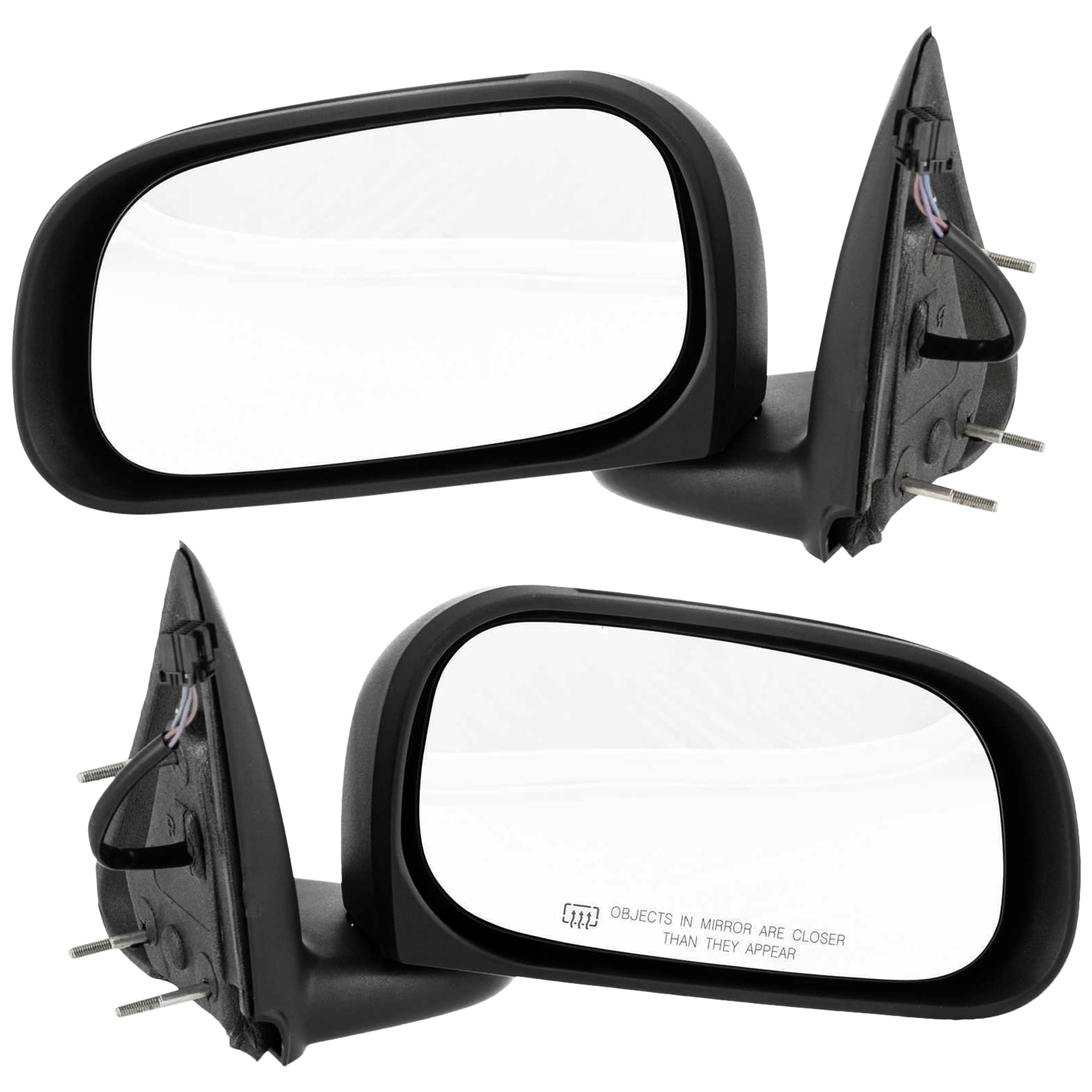 AM DAKOTA 05-11 RAIDER 06-09 MIRROR RH AND LH Power Manual Folding Heated Textured 6 x 9 in. SKU SET JDG46ER Partslink CH1320237 CH1321237 OEM 55077624AE 55077625AD