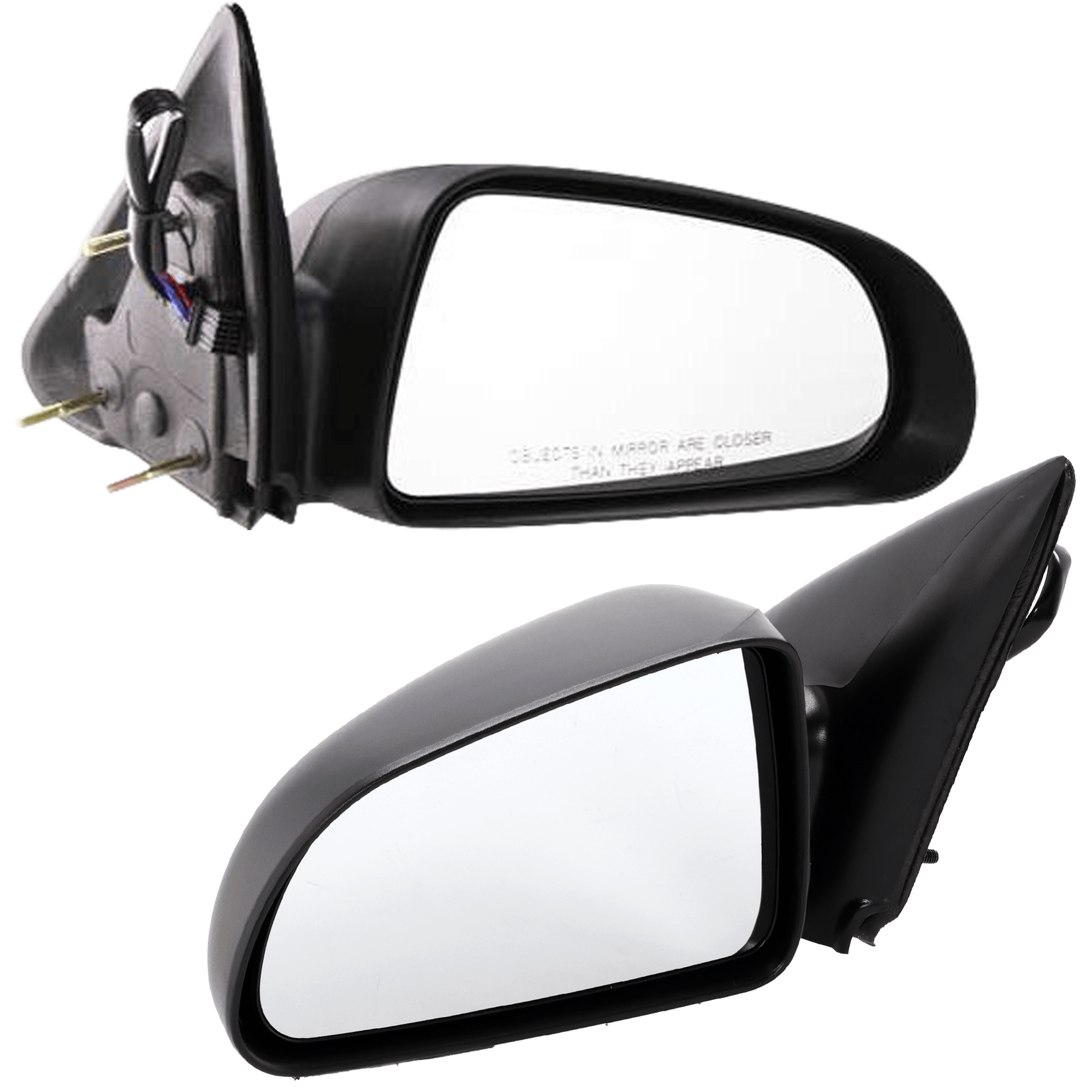 AM DAKOTA 05-11 MIRROR RH AND LH Power Non Folding Non Heated Textured 5 x 7 in. SKU SET JDG48ER Partslink CH1320220 CH1321220 OEM 55077622AD 55077623AD
