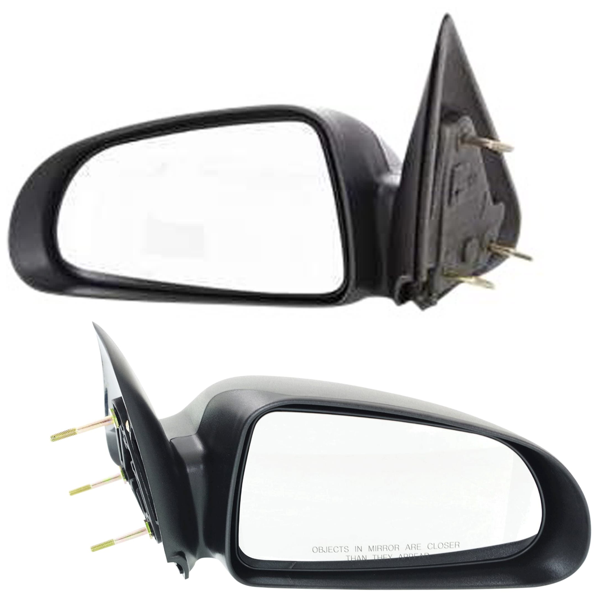 AM DAKOTA 05-11 MIRROR RH AND LH Manual Adjust Non Folding Non Heated Textured 5 x 7 in. SKU SET JDG48R Partslink CH1320219 CH1321219 OEM 55077620AD 55077621AD