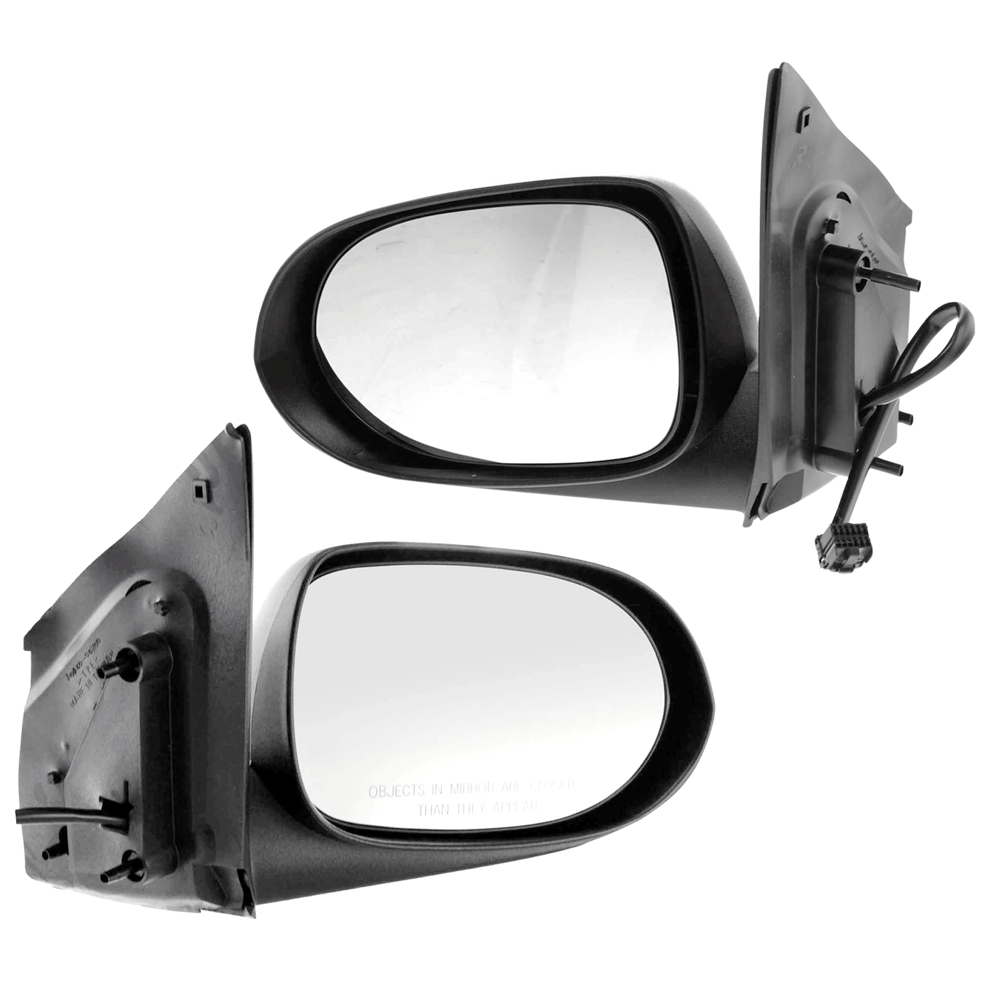 AM CALIBER 07-12 MIRROR RH AND LH Power Non Folding Non Heated Textured SKU SET JDG50ER Partslink CH1320265 CH1321265 OEM 5115298AF 5115799AF