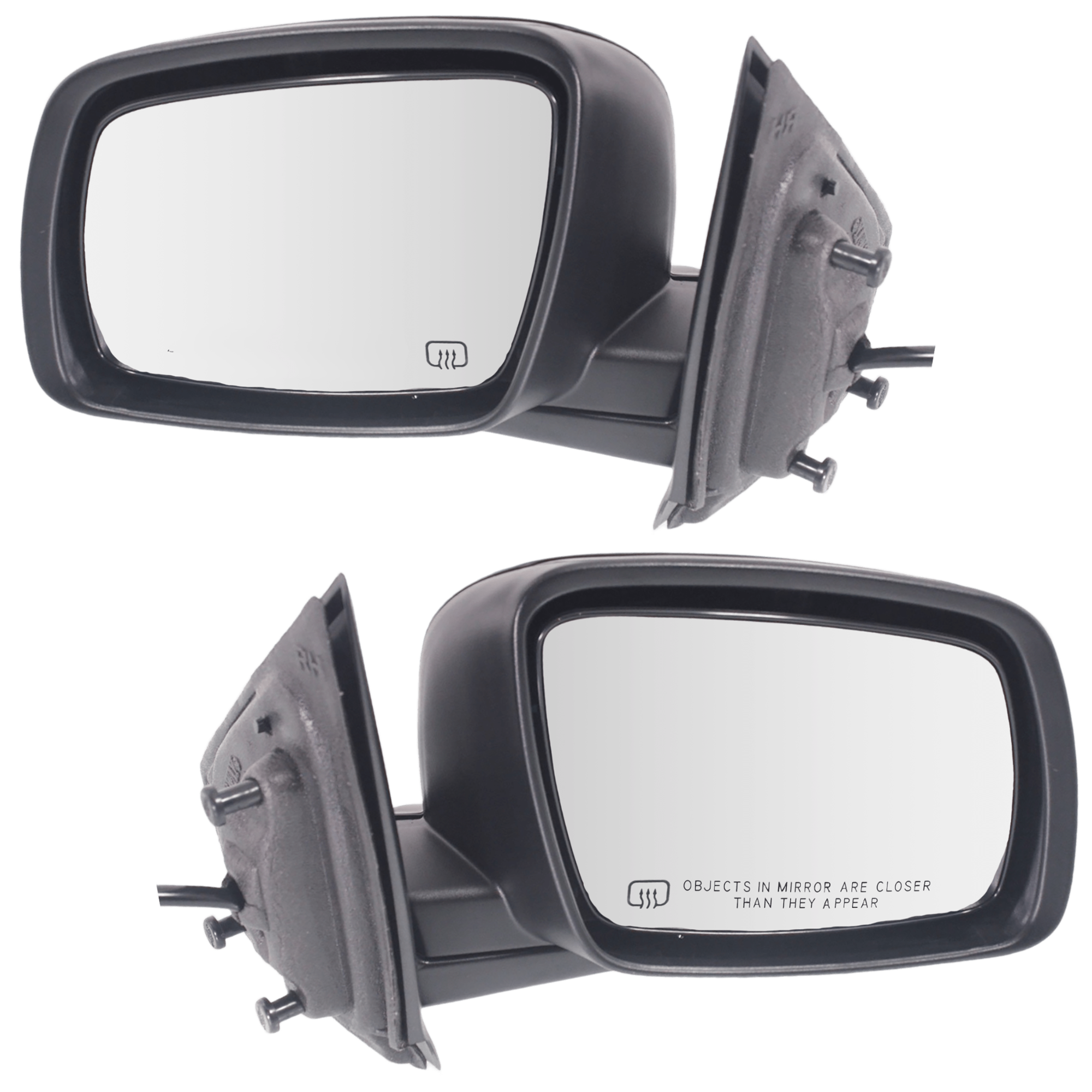 AM JOURNEY 09-19 MIRROR RH AND LH Power Manual Folding Heated Paintable w One Touch No Memory SKU SET JDG60ER Partslink CH1320302 CH1321302 OEM 1CE341XRAE 1CE35TZZAE