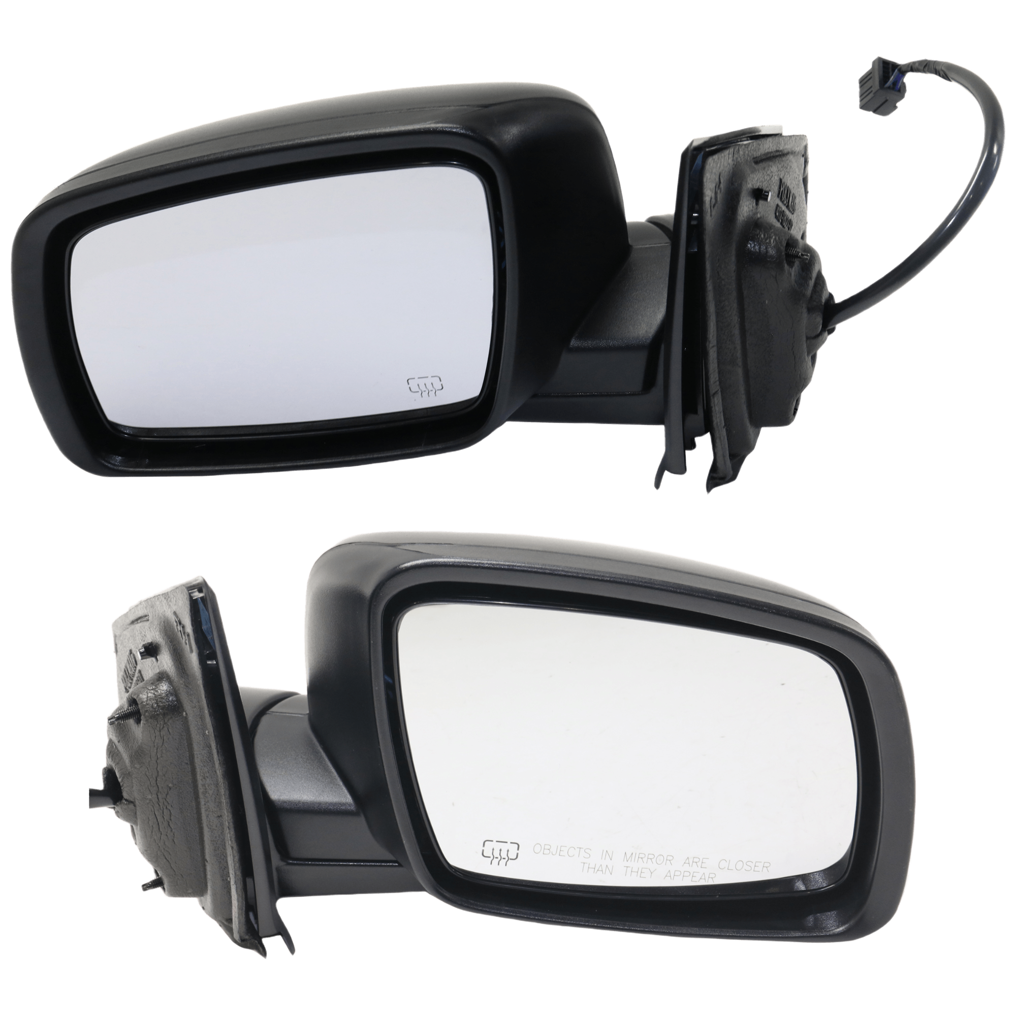AM JOURNEY 16-20 MIRROR RH AND LH Power Manual Folding Heated Textured SKU SET JDG70ER Partslink CH1320425 CH1321425 OEM 68282462AA 68282463AA