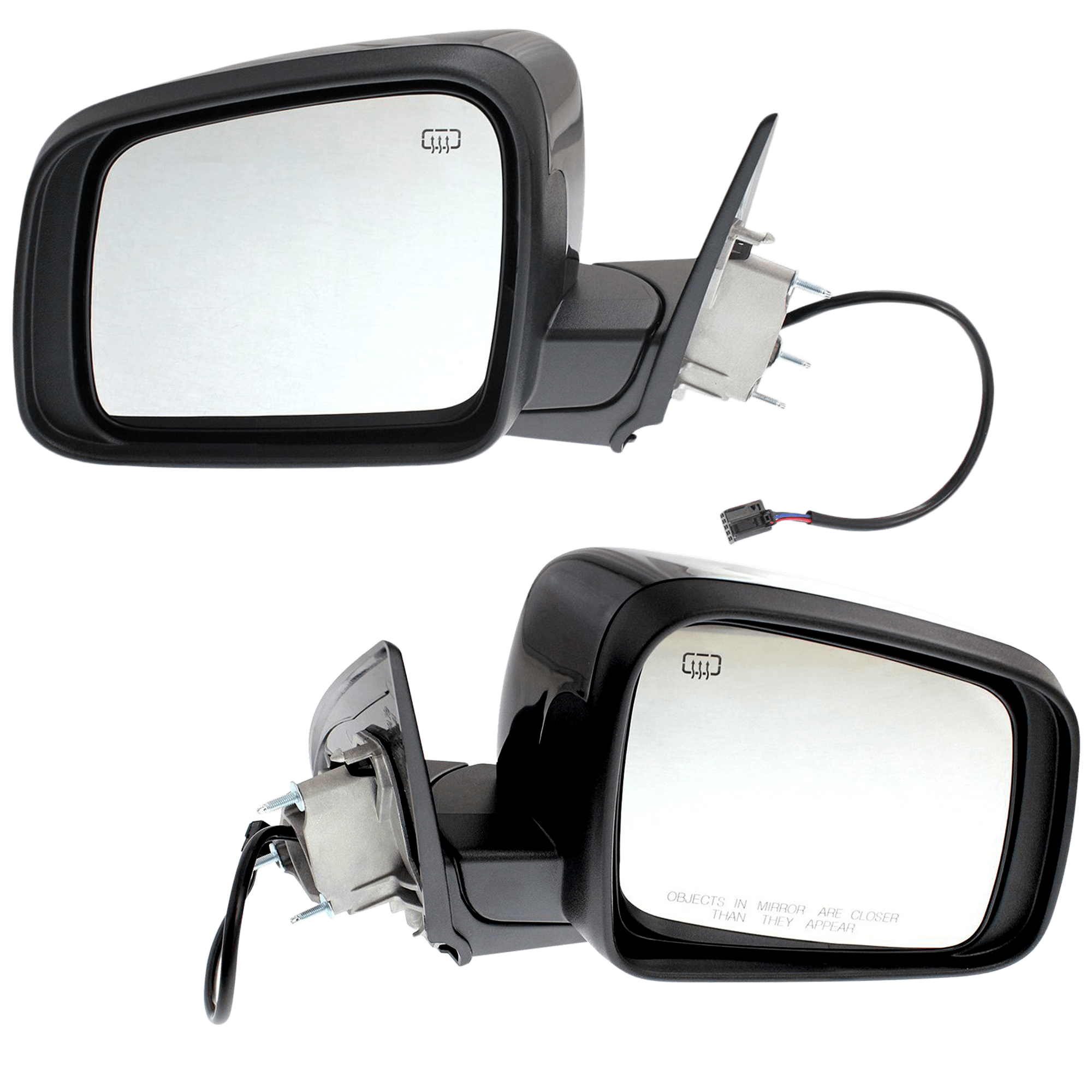 AM DURANGO 11-18 MIRROR RH AND LH Power Manual Folding Heated Paintable No Auto dimming BSD Memory and Signal Light SKU SET JDG83ER Partslink CH1320348 CH1321348 OEM 5SH42AXRAF 5SH43TZZAF PFM