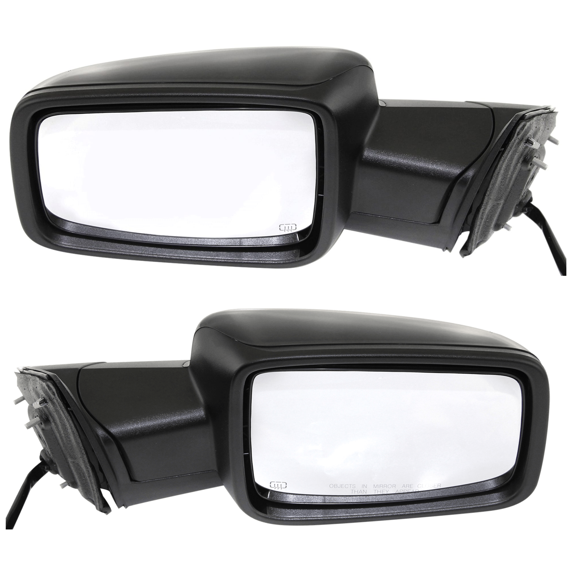 AM RAM 1500 P U 13-15 MIRROR RH AND LH Non Towing Power Power Folding Heated Paintable w Puddle and Signal Lights No Memory SKU SET JDG88ER S Partslink CH1320357 CH1321357 OEM 1UK681X8AH PFM 1UK691X8AH PFM