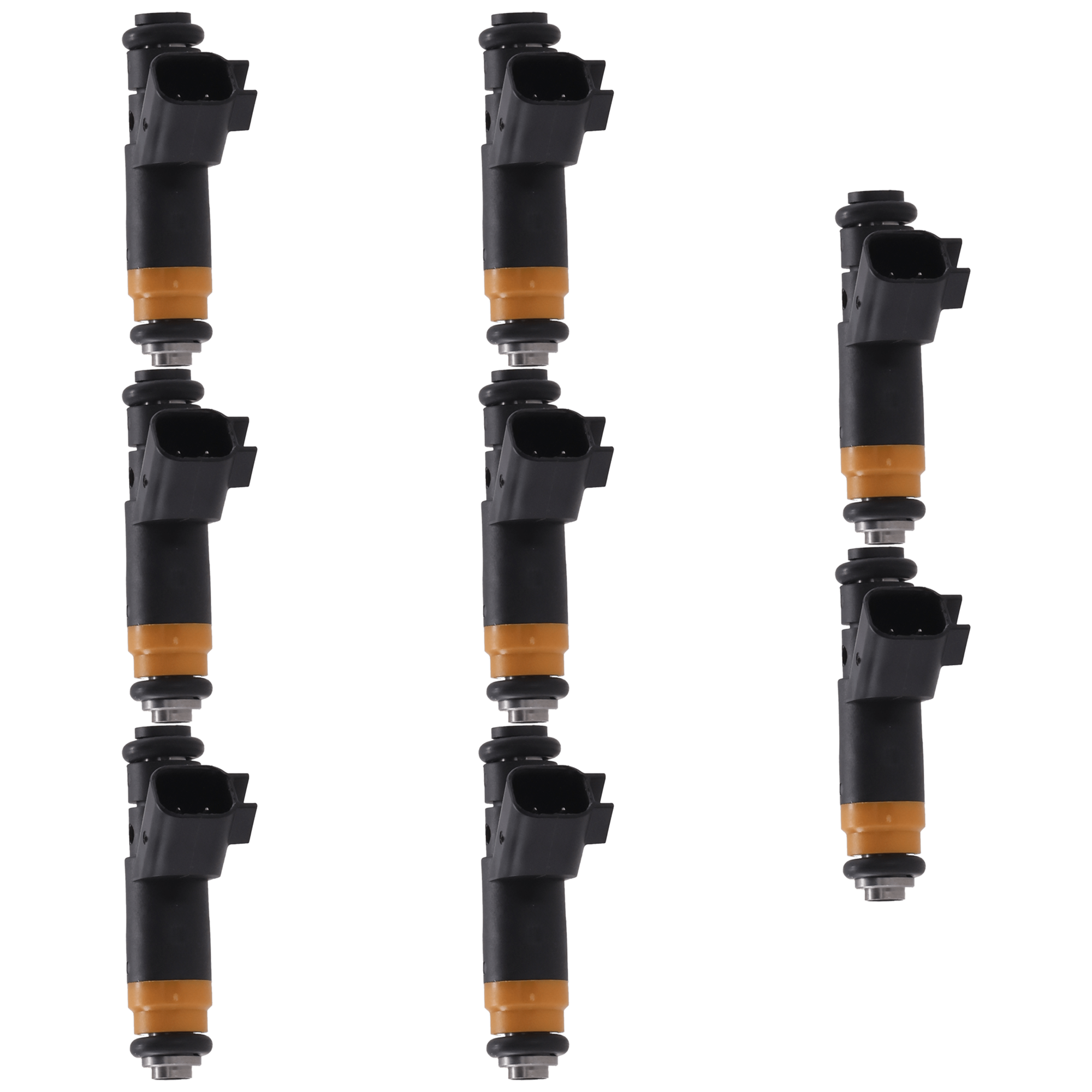 AM THUNDERBIRD 03-05 LS 03-06 FUEL INJECTOR Set of 8 SKU SET JF20580014-8 OEM 3W4Z9F593AB 6W4Z9F593AA