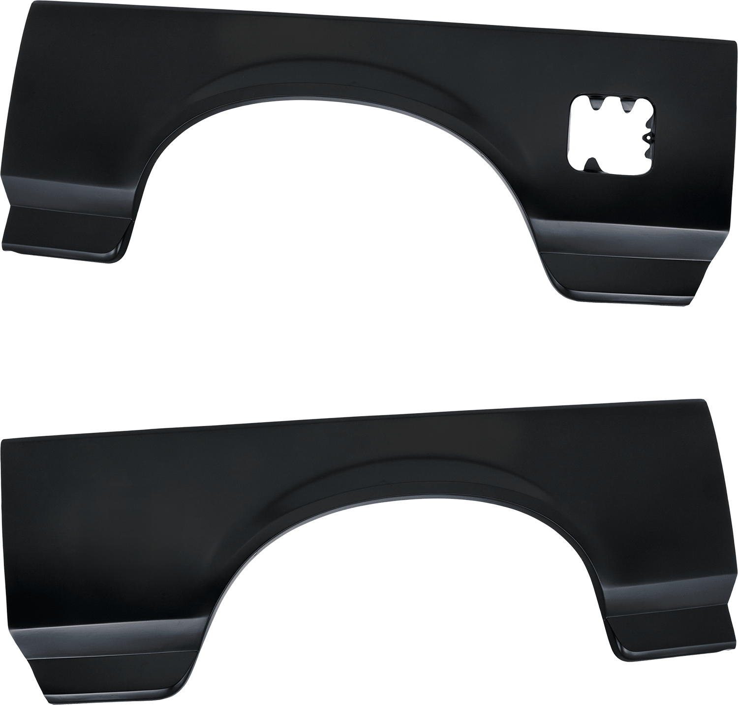 AM FORD FULL SIZE PICKUP 87-98 BRONCO 87-96 WHEEL ARCH REPAIR PANEL RH AND LH Extension w o Fuel Hole SKU SET JF26290021