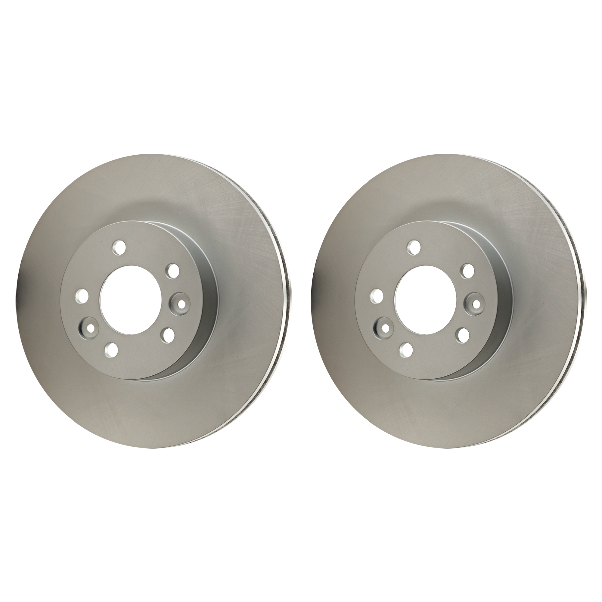 AM CROWN VICTORIA TOWN CAR GRAND MARQUIS 98-02 FRONT BRAKE DISC RH AND LH Plain Surface G Coated Cast Iron Vented 5 Lugs SKU SET JF27110011G 2 OEM F8VZ1125AA PFM