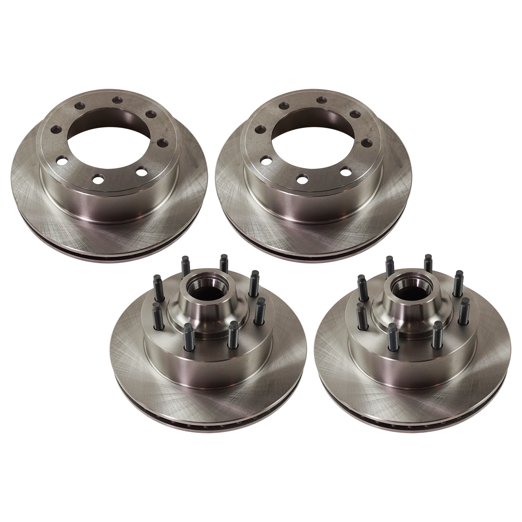 AM E 150-07-07 E 250-03-07 FRONT AND REAR BRAKE DISC 4 Wheel Set SKU SET JF27110015-4 OEM 19851-54073-66799-102005-14525