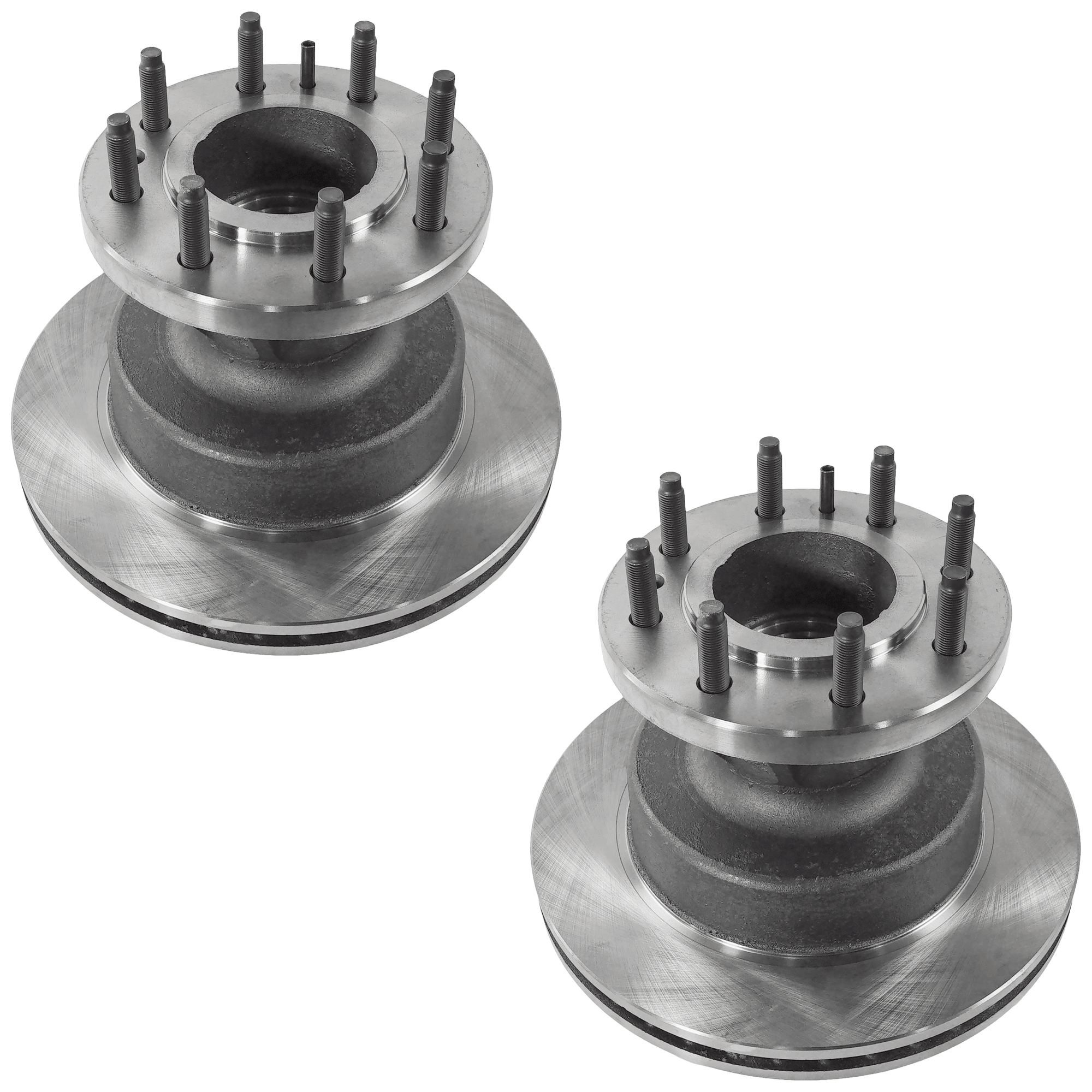 AM E 350 ECONOLINE CLUB WAGON 95-02 E 350 SUPER DUTY 99-07 FRONT BRAKE DISC 2 Wheel Set SKU SET JF27110017-2 OEM 54033-65880-66529-86529-102578