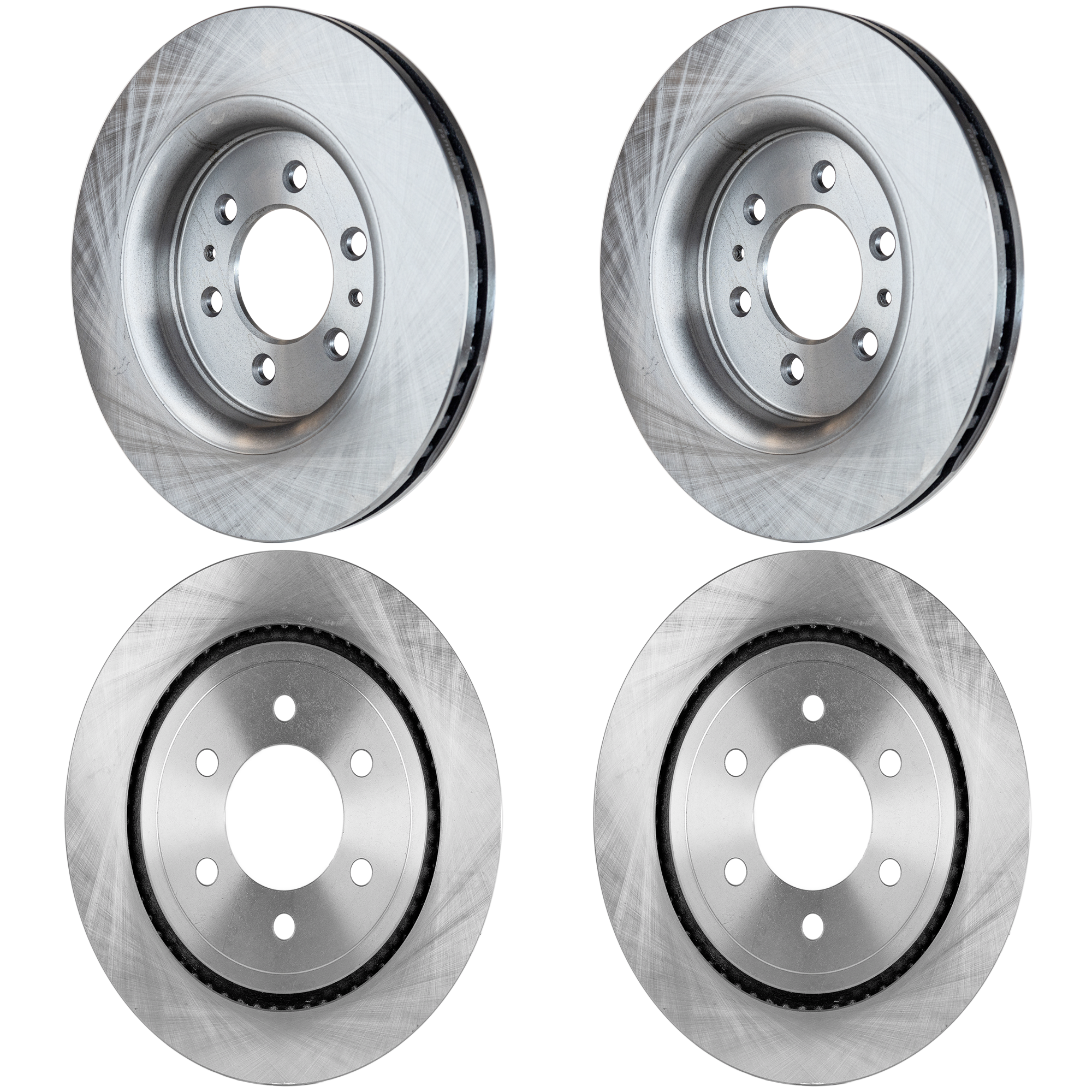 AM F 150-15-17 FRONT AND REAR BRAKE DISC 4 Wheel Set SKU SET JF27110040-4 D OEM 7L1Z1125A 9L1Z1125A 8L1Z1125A