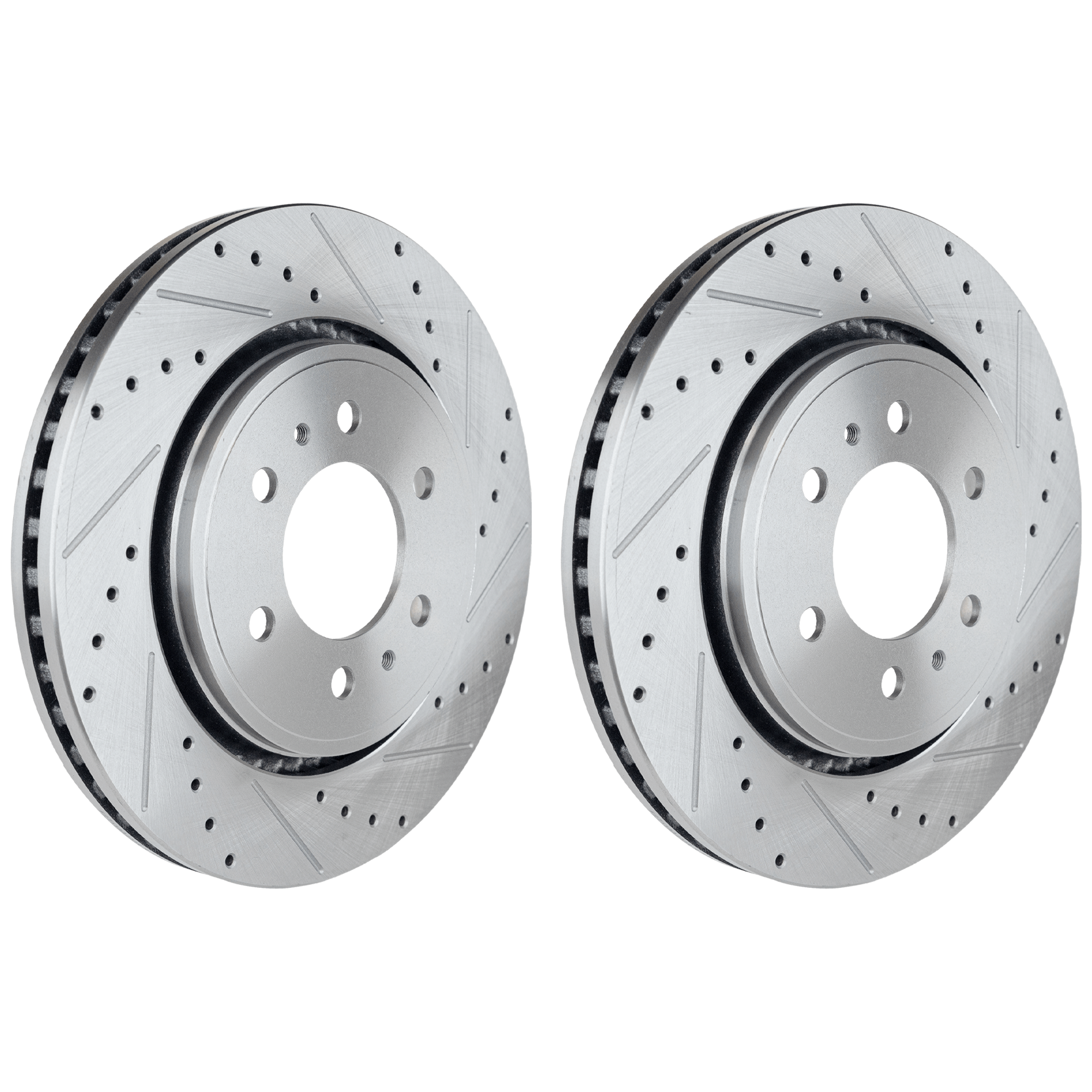 AM EXPEDITION NAVIGATOR 07-20 FRONT BRAKE DISC RH AND LH Drilled and Slotted Performance Rotor SKU SET JF27110040DRS2 OEM 42251-54153-60410-900368-90084