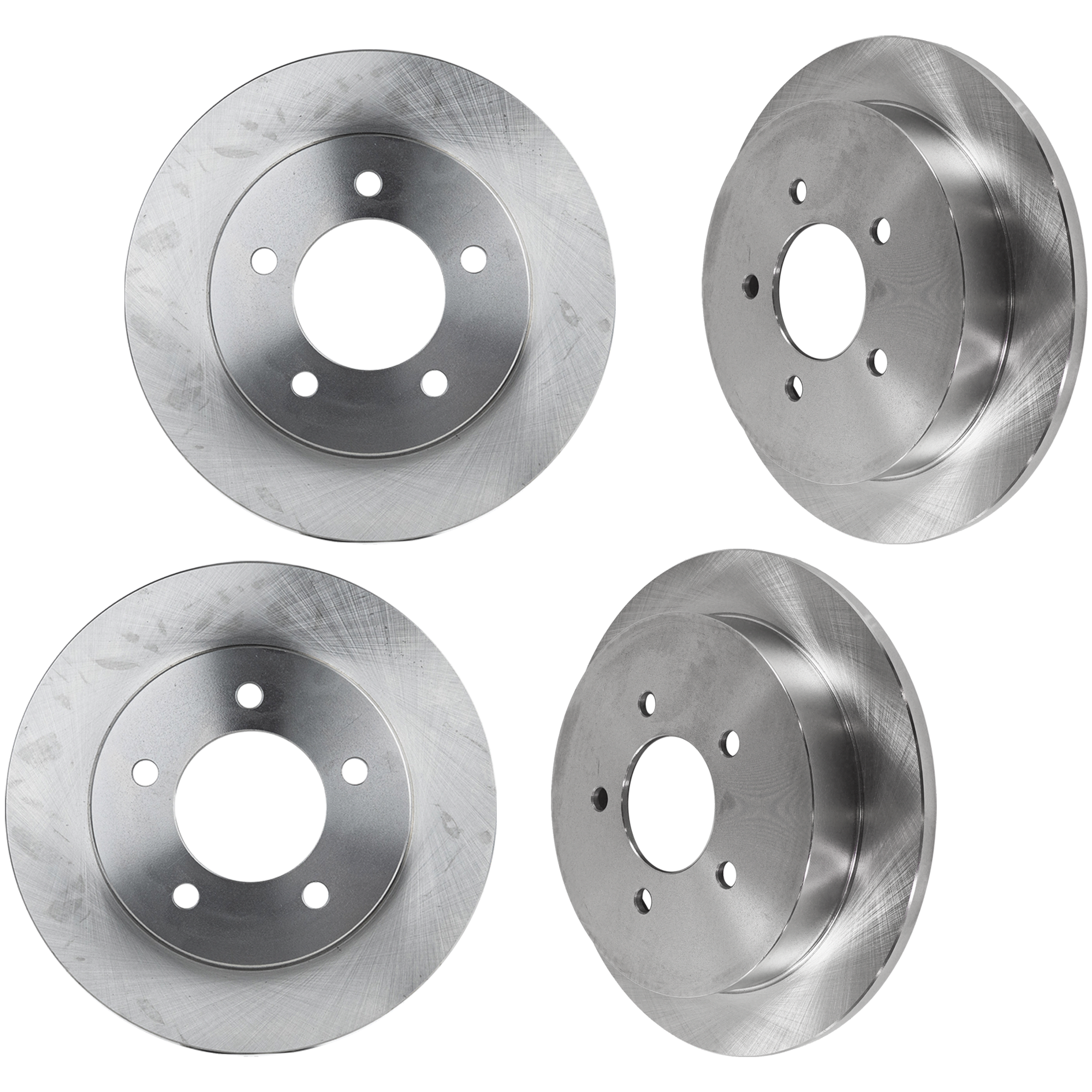 AM EXPEDITION 99-02 NAVIGATOR 01-02 FRONT AND REAR BRAKE DISC 4 Wheel Set SKU SET JF27110041-4 A OEM YL1Z1125AA YL3Z2C026AA