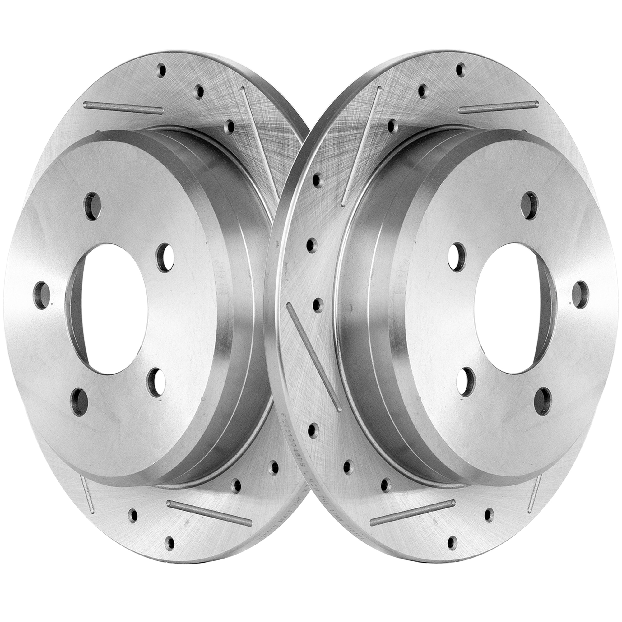 AM EXPLORER 95-01 RANGER 98-02 MOUNTAINEER 97-01 REAR BRAKE DISC RH AND LH Performance Rotor Drilled and Slotted SKU SET JF27110048DRS2 OEM 19767-27045-54032-65610-66565