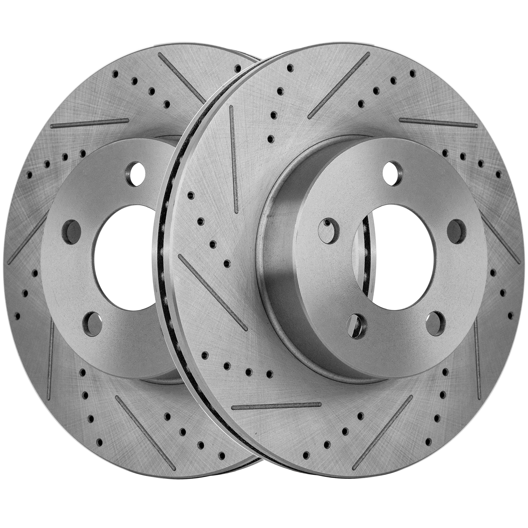AM RANGER 03-11 B400 PICKUP 03-10 EXPLORER SPORT TRAC 01-05 FRONT BRAKE DISC RH AND LH Performance Rotor Drilled and Slotted SKU SET JF27110050DRS2 OEM 19880-54097-60353-102688-14534
