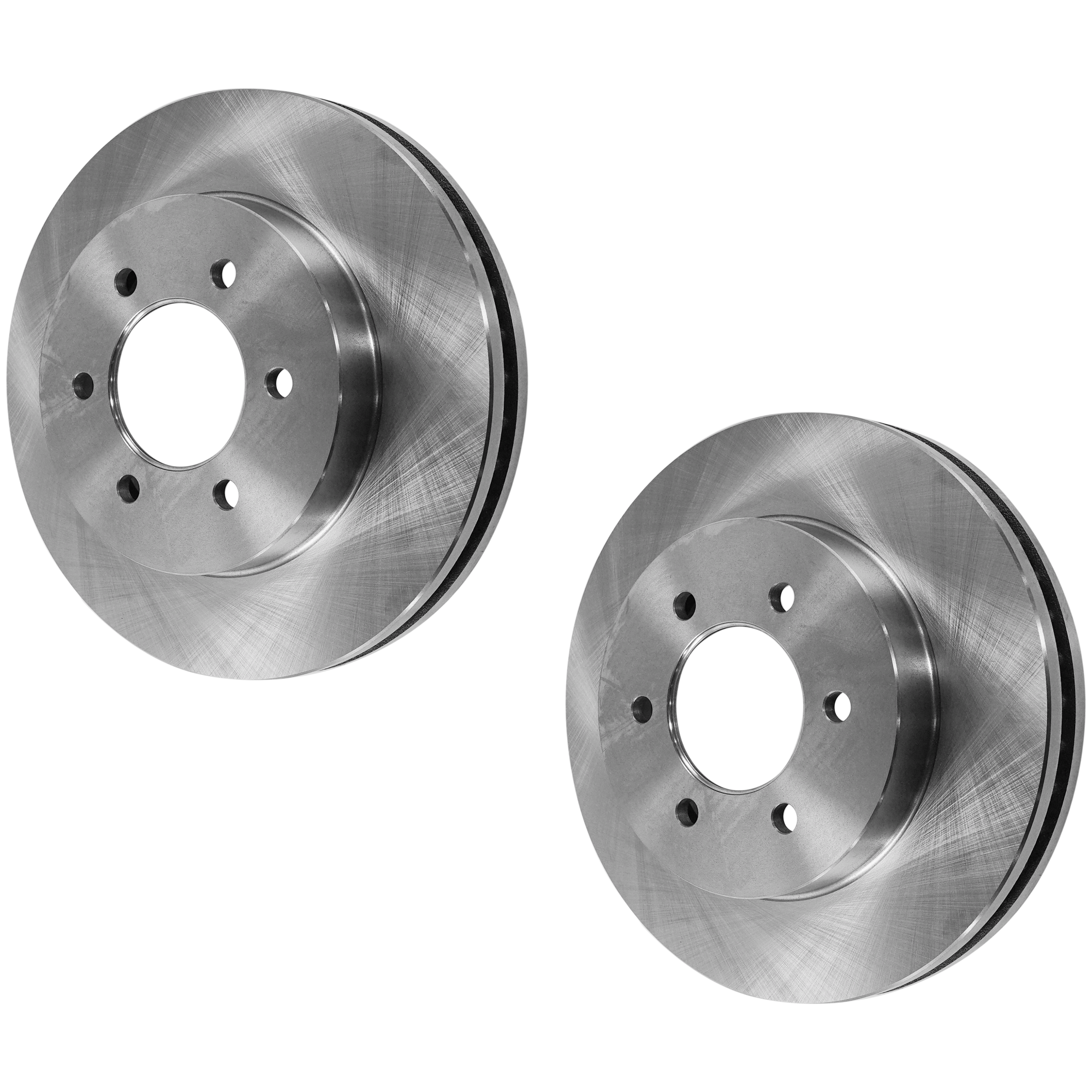 AM F 150-04-08 MARK LT 06-08 FRONT BRAKE DISC RH AND LH 2 Wheel Set Plain Surface Vented 6 Lug SKU SET JF27110057-2 OEM 4L3Z1125AA