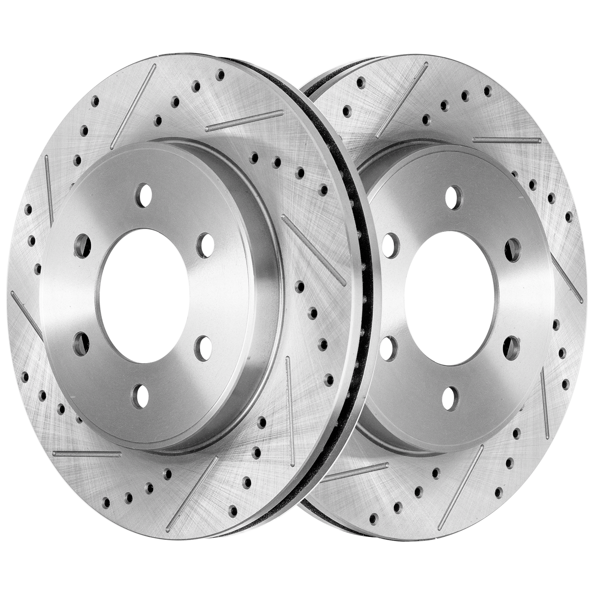 AM F 150-04-08 MARK LT 06-08 FRONT BRAKE DISC RH AND LH Drilled and Slotted Performance Rotor SKU SET JF27110057DRS2
