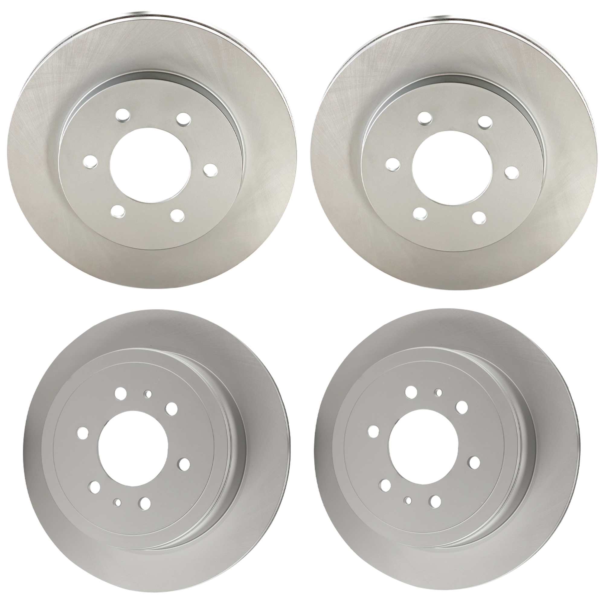 AM F 150-04-08 MARK LT 06-08 FRONT AND REAR BRAKE DISC 4 Wheel Set Plain Surface Vented 6 Lug SKU SET JF27110057G 4 OEM 4L3Z1125AA PFM 9L3Z2C026A PFM
