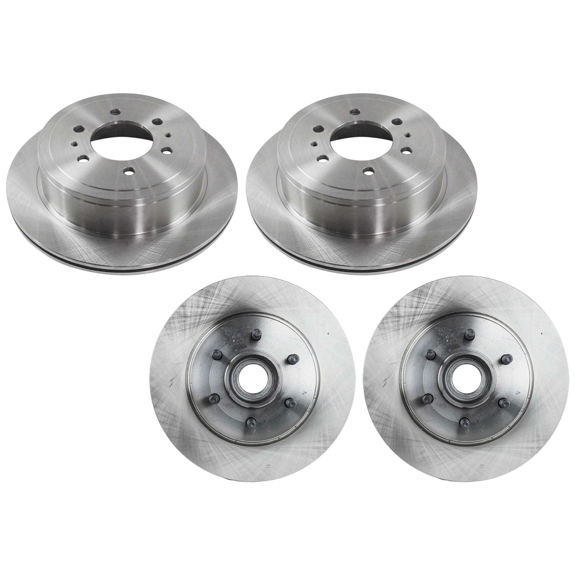 AM F 150-04-08 MARK LT 06-08 FRONT AND REAR BRAKE DISC 4 Wheel Set SKU SET JF27110059-4 OEM 4L3Z1102AA 8L3Z1102A 5L3Z1102A