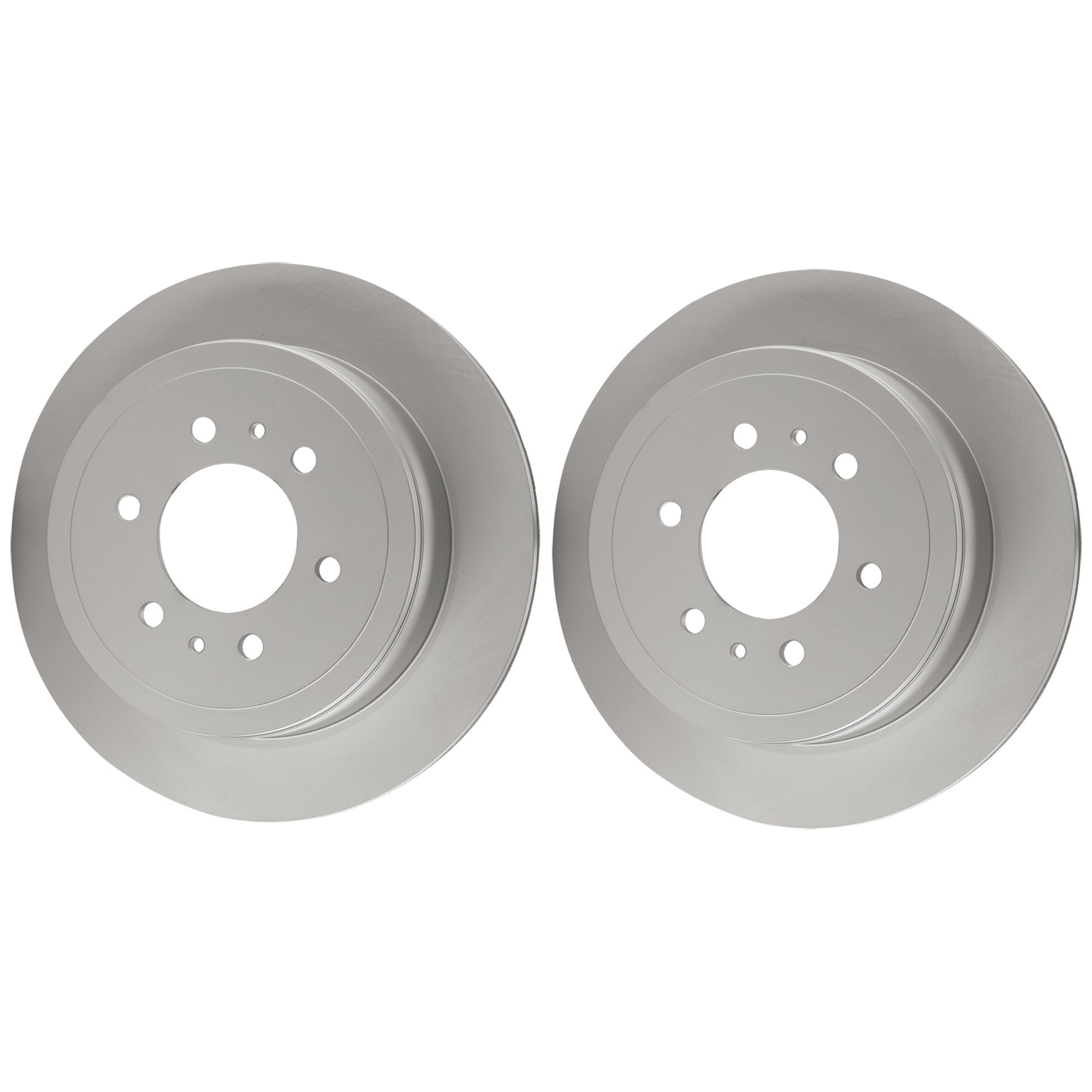 AM F 150-04-11 MARK LT 06-08 REAR BRAKE DISC RH AND LH Plain Surface G Coated Cast Iron Vented 6 Lugs SKU SET JF27110060G 2 OEM 9L3Z2C026A PFM